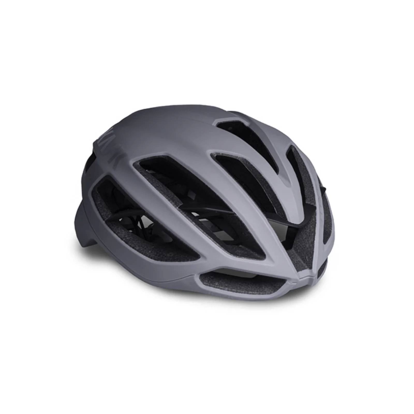 Casco de Ciclismo de Carretera Kask Protone Icon WG11 muy Ligero y muy Dinámico Color Gris Mate Talla M
