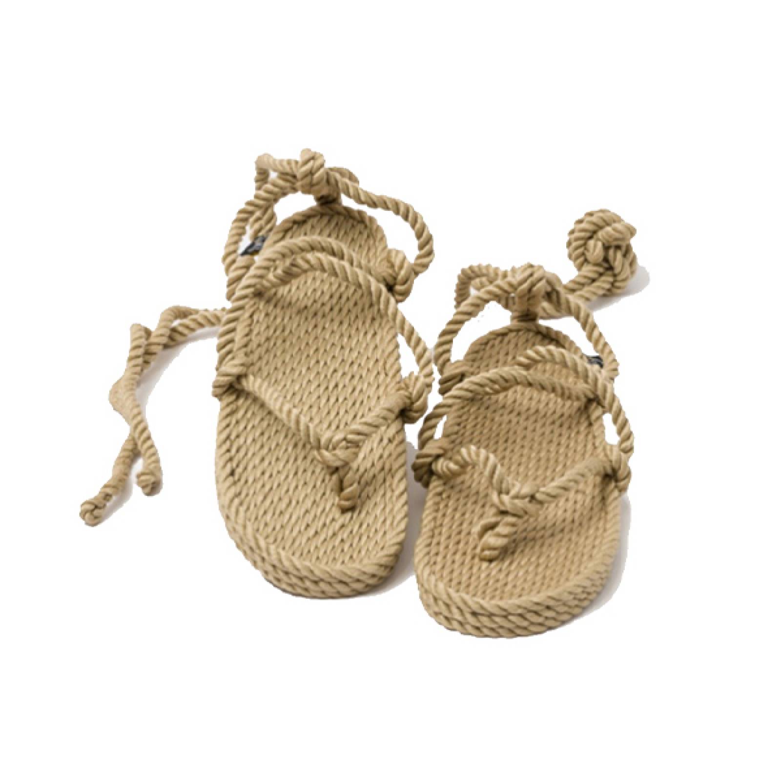 Sandalia artesanal, vegana hecha con fibras naturales, modelo ROMANO, marca Nomadic State Of Mind,suave, ligera, unisex