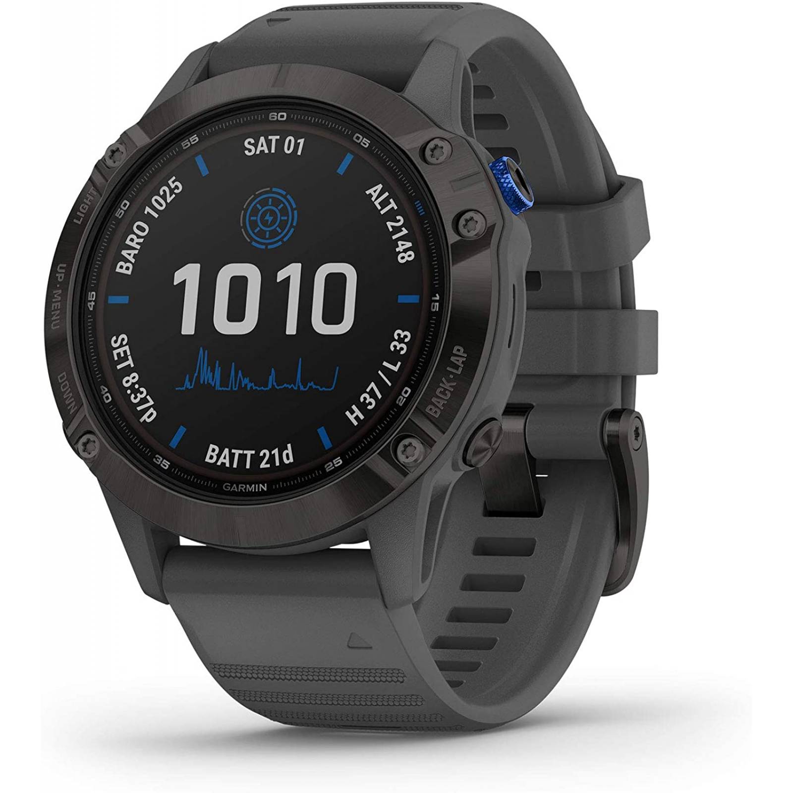 Garmin Fenix 6 Pro Solar Negro   Gris 47mm