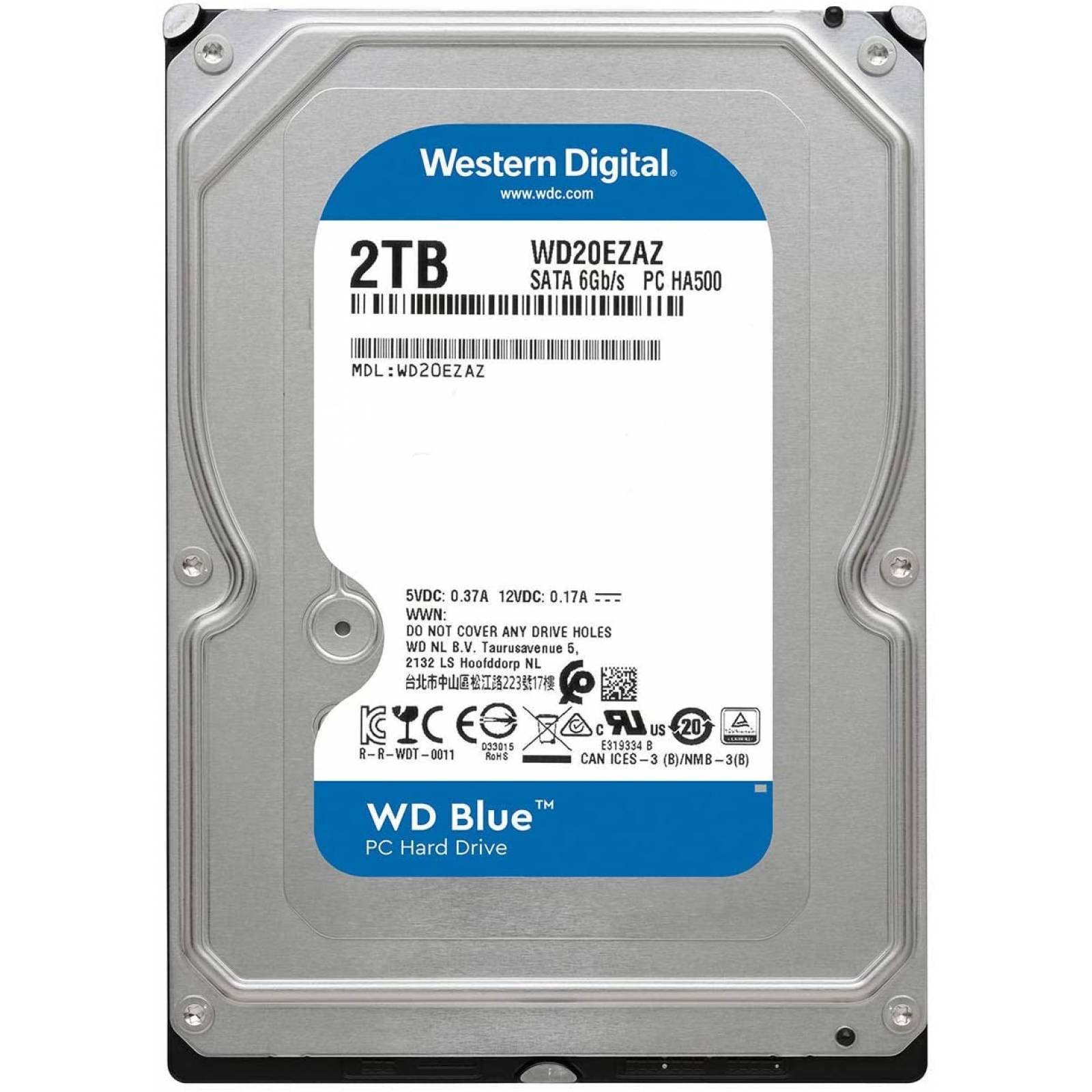 DISCO DURO INTERNO LAPTOP NEW WESTERN DIGITAL BLUE 2TB SATA 2.5P WD20SPZX