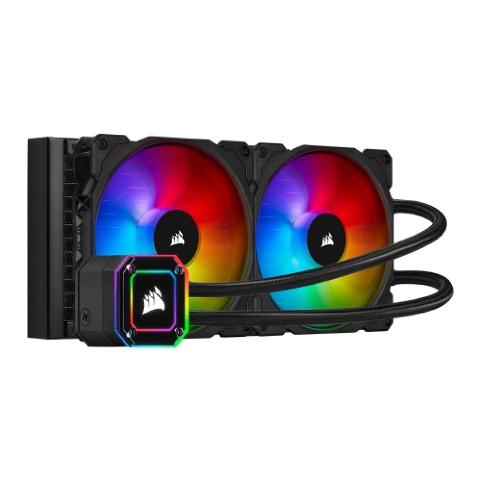 ENFRIAMIENTO LIQUIDO CORSAIR HYDRO H115I 2XFAN 140MM RADIADOR 280MM LED NEGRO CW 9060047 WW