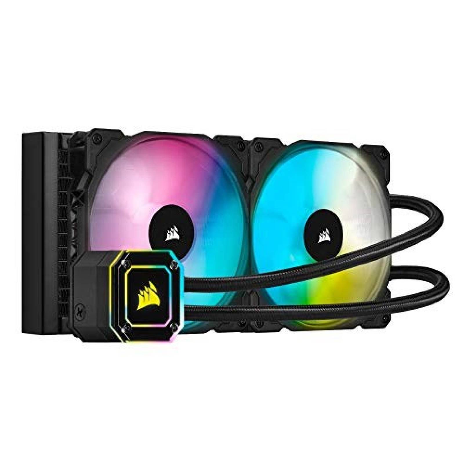 ENFRIAMIENTO LIQUIDO CORSAIR HYDRO H115I 2XFAN 140MM RADIADOR 280MM LED NEGRO CW 9060047 WW
