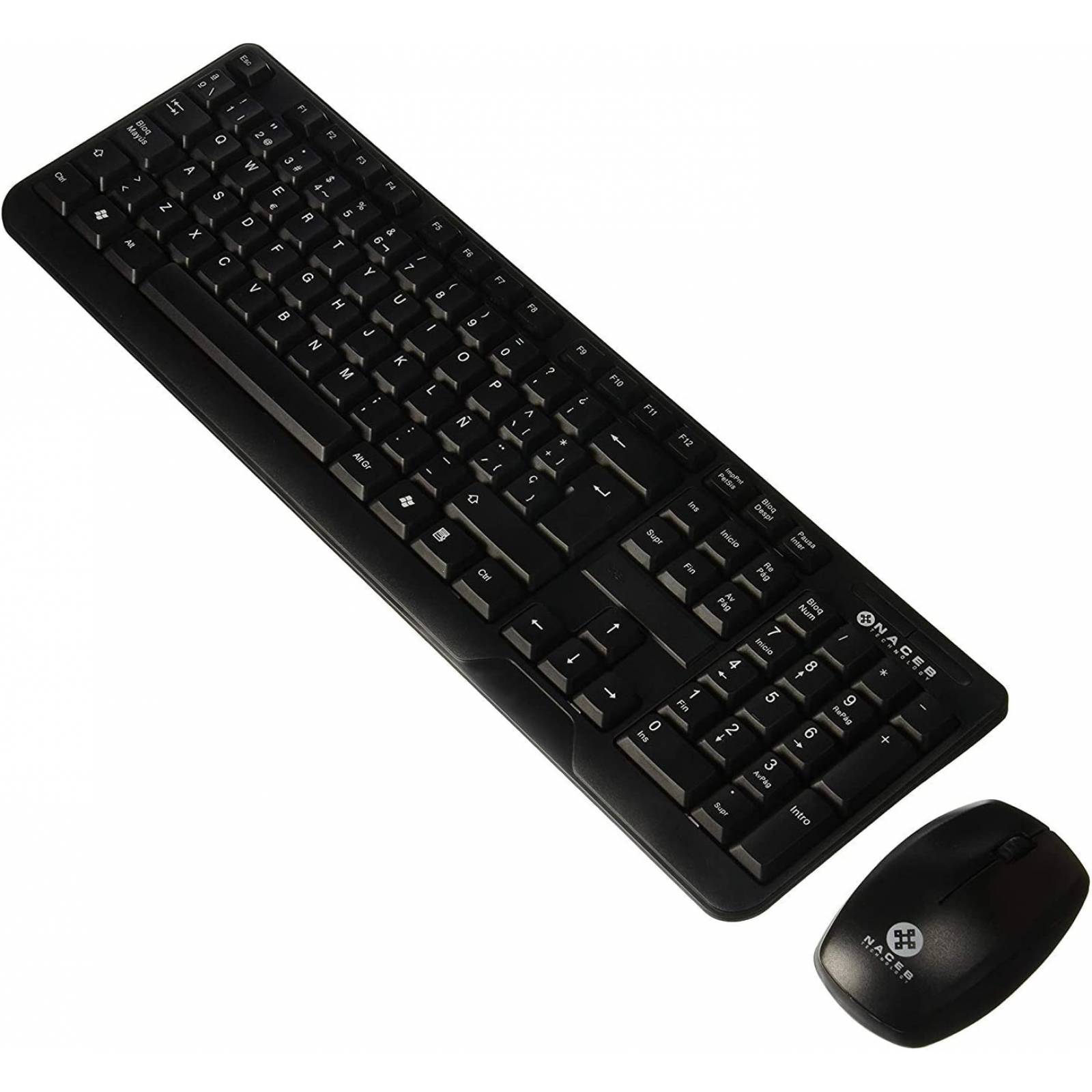 KIT TECLADO Y MOUSE NACEB INALAMBRICO NA 426