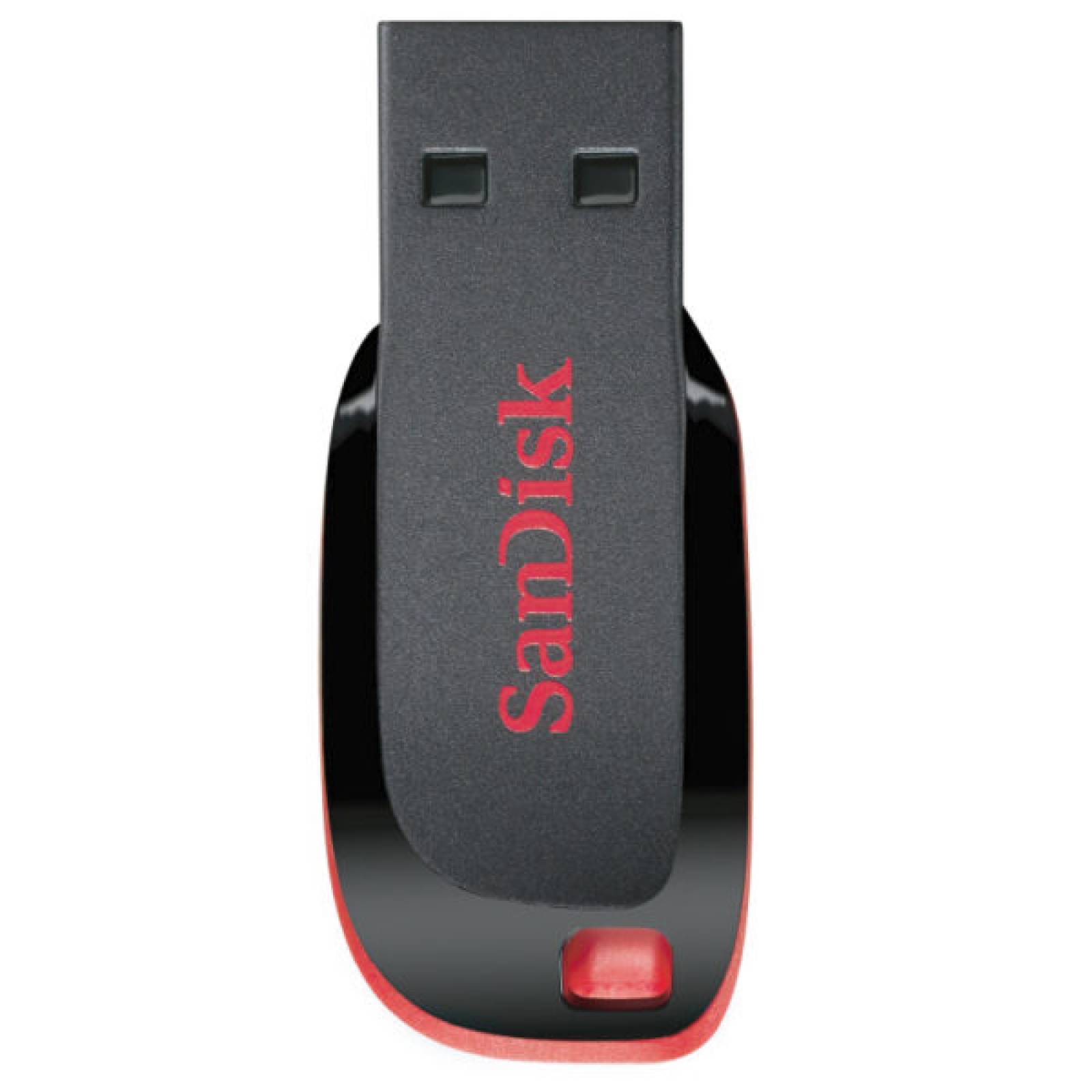 Memoria Flash USB 2.0 Sandisk Cruzer Blade 16 GB Clásica Negro