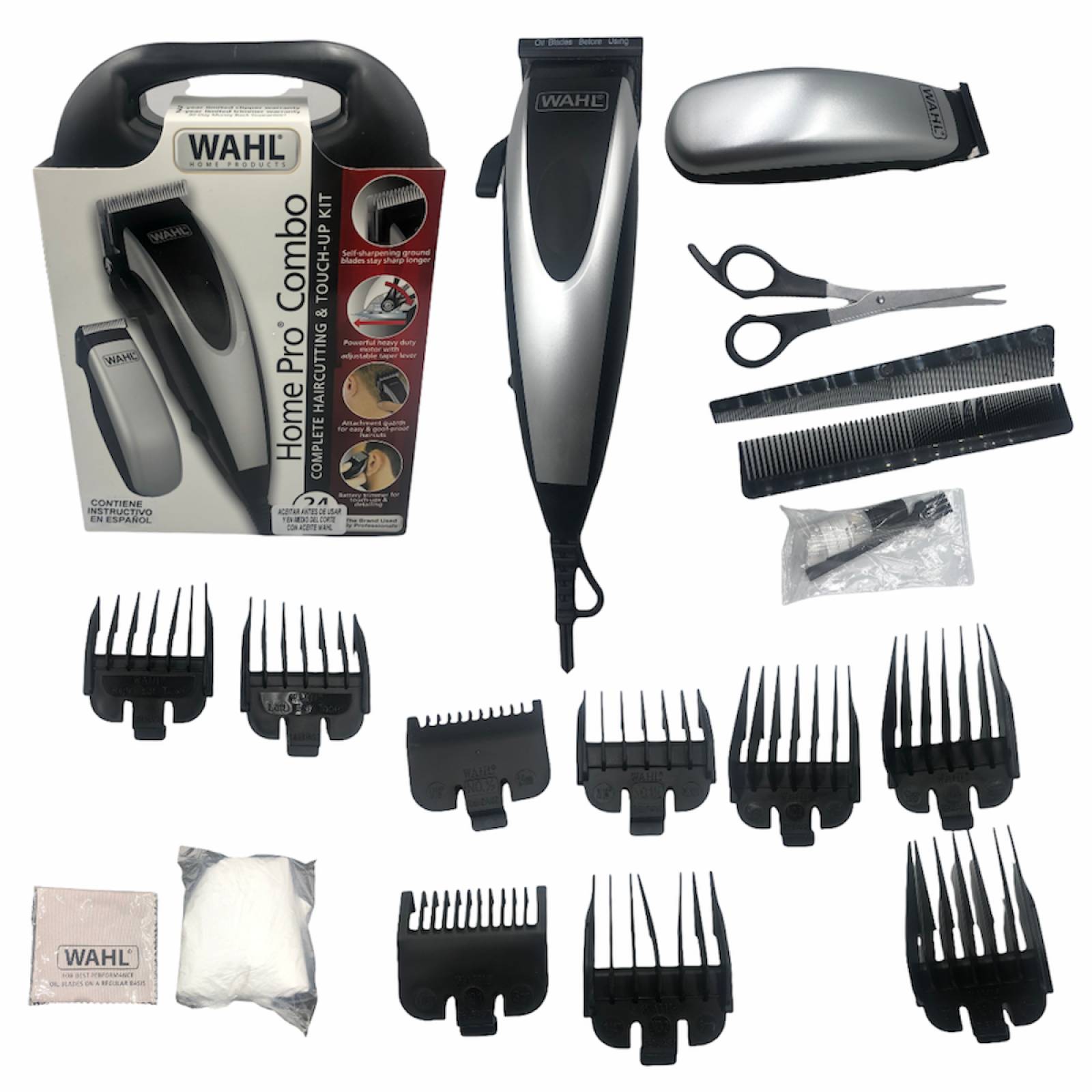 Maquina Wahl Cortadora y Terminadora Cabello Home Pro Combo 