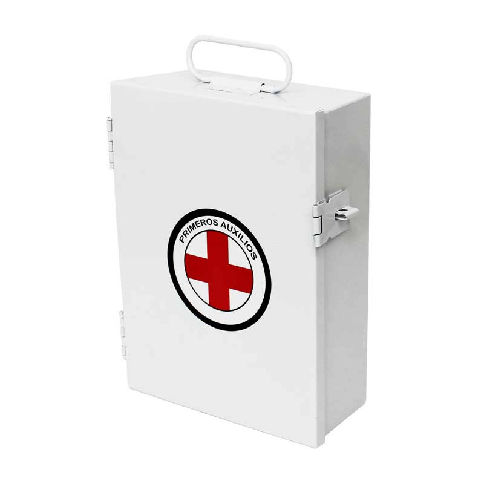 Botiquín de emergencia mediano blanco