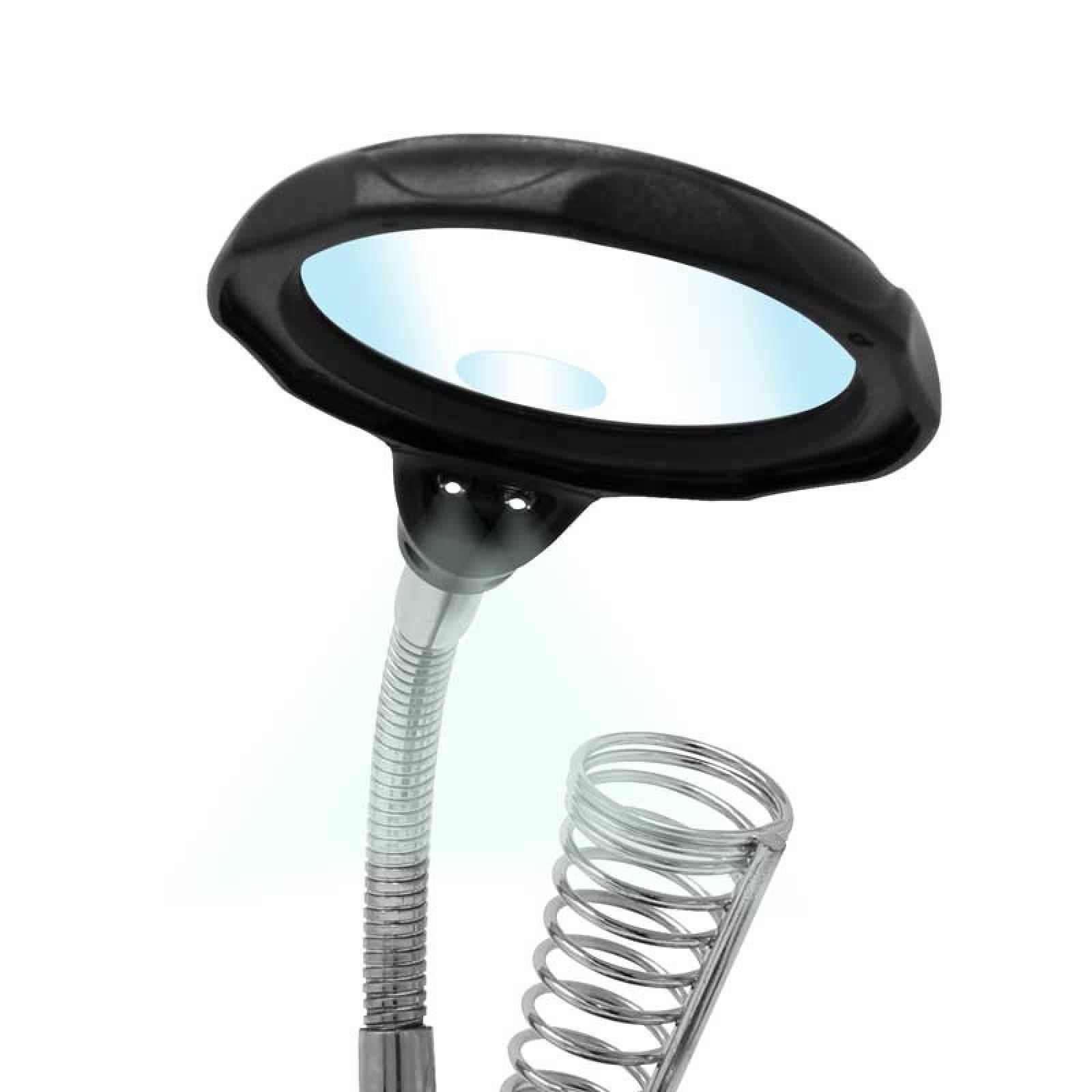 Lupa Con Base Pinzas Y Luz Led 1576 Adir