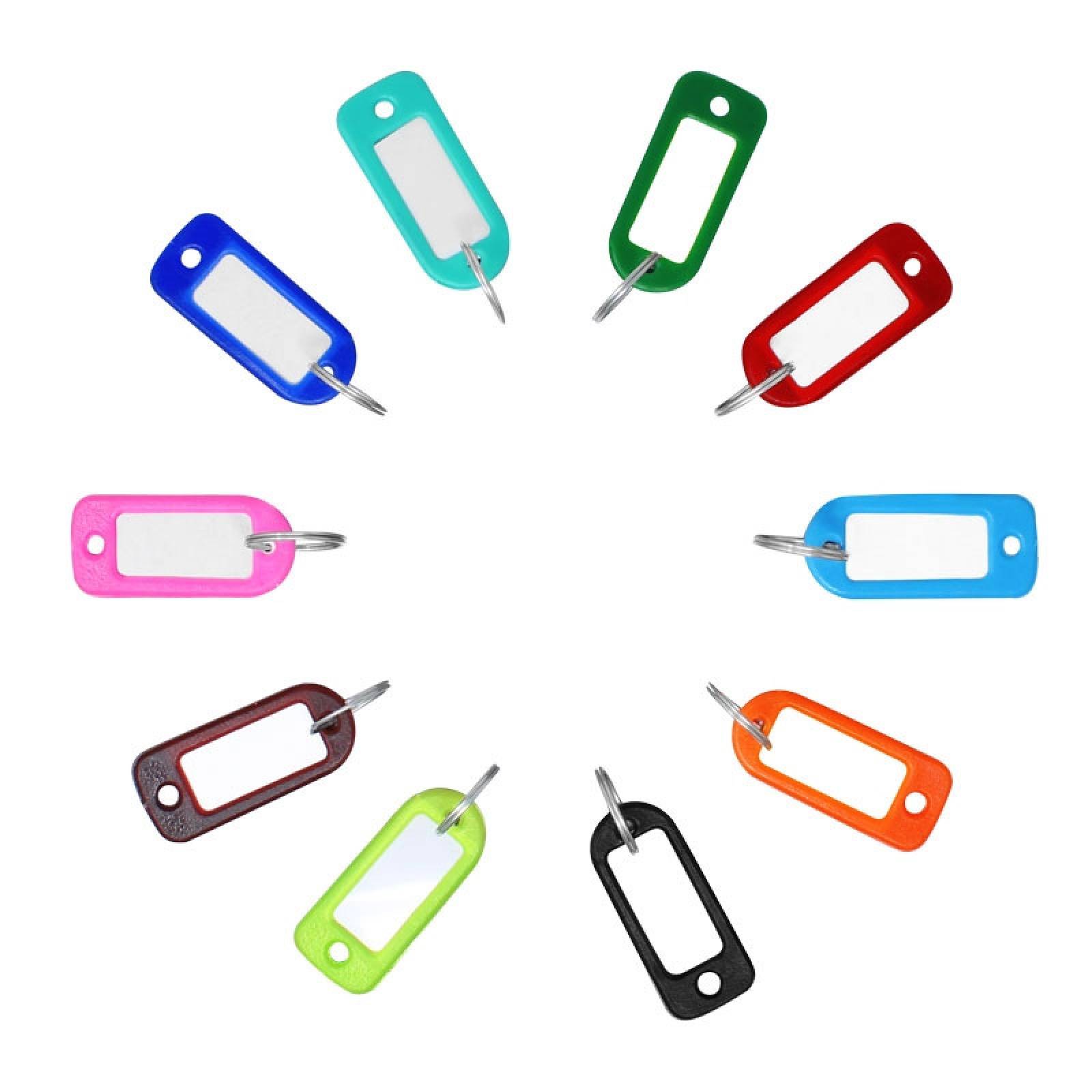 Identificador De Plástico Para Llaves Con 100 Piezas