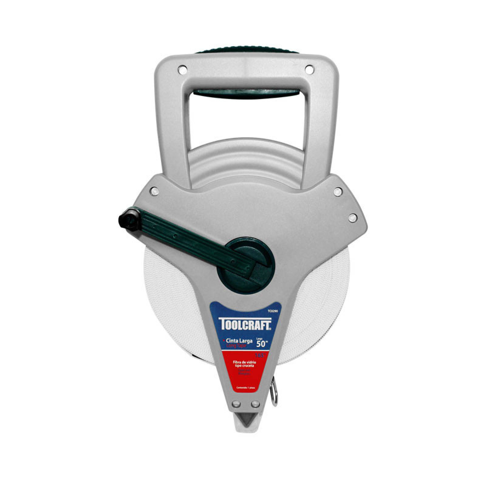 Cinta Métrica 50m Flexómetro Fibra De Vidrio Cruceta Tc0290