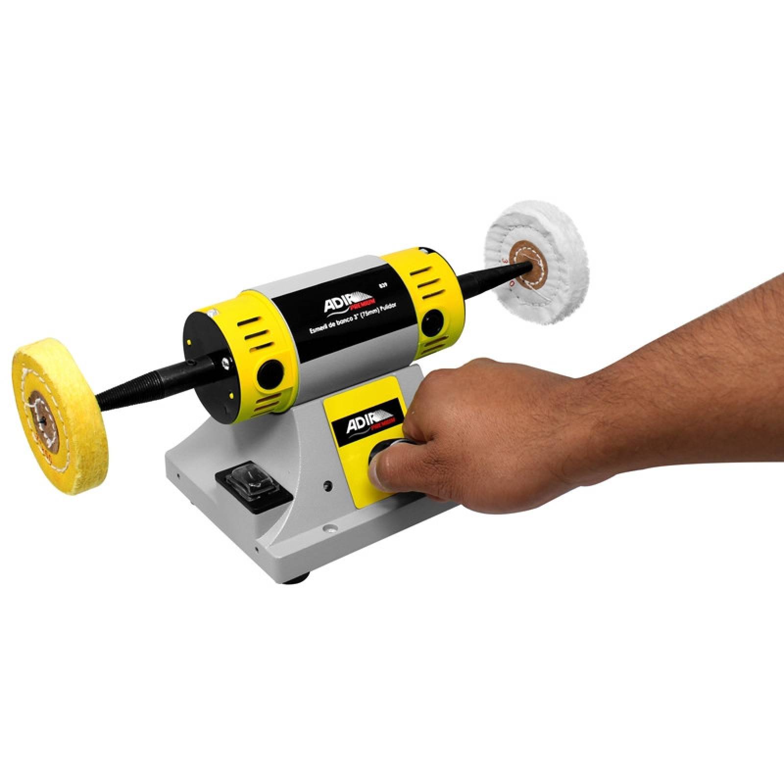 Esmeril pulidor de banco 3" 839 Adir