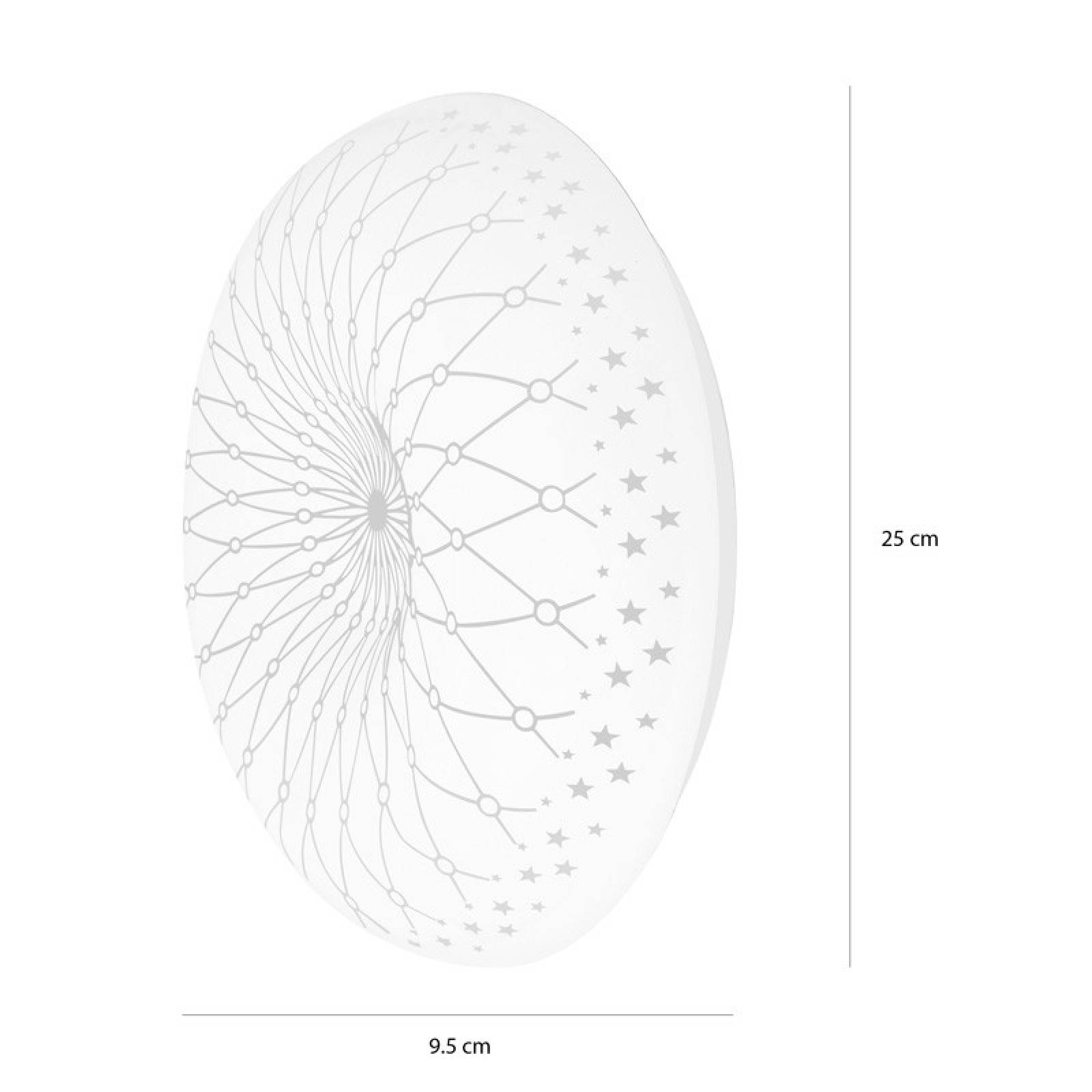 Plafón Decorativo De Led 18 W Oviedo 4277 Adir