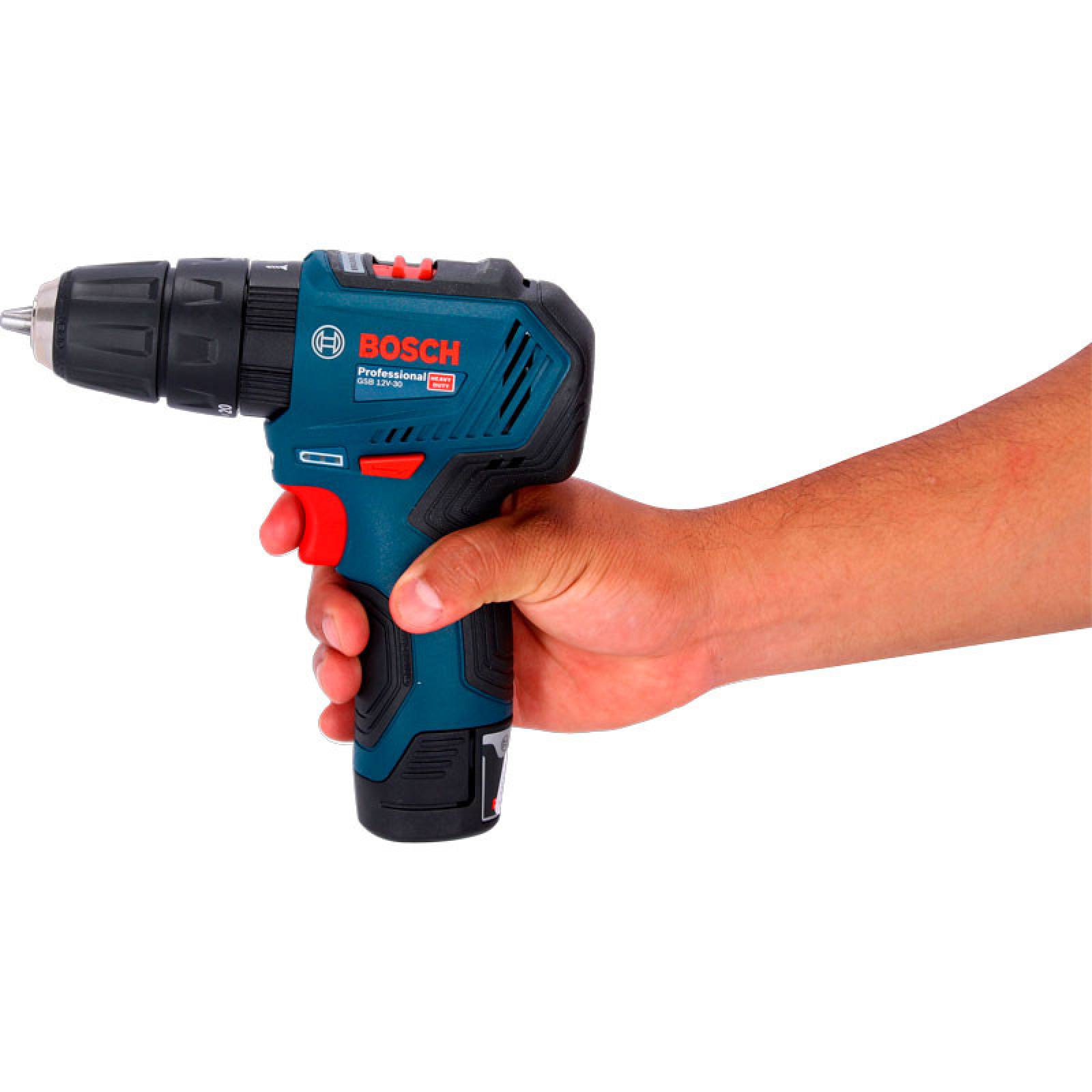 Taladro de percusión inalámbrico GSB 12V-30 Bosch