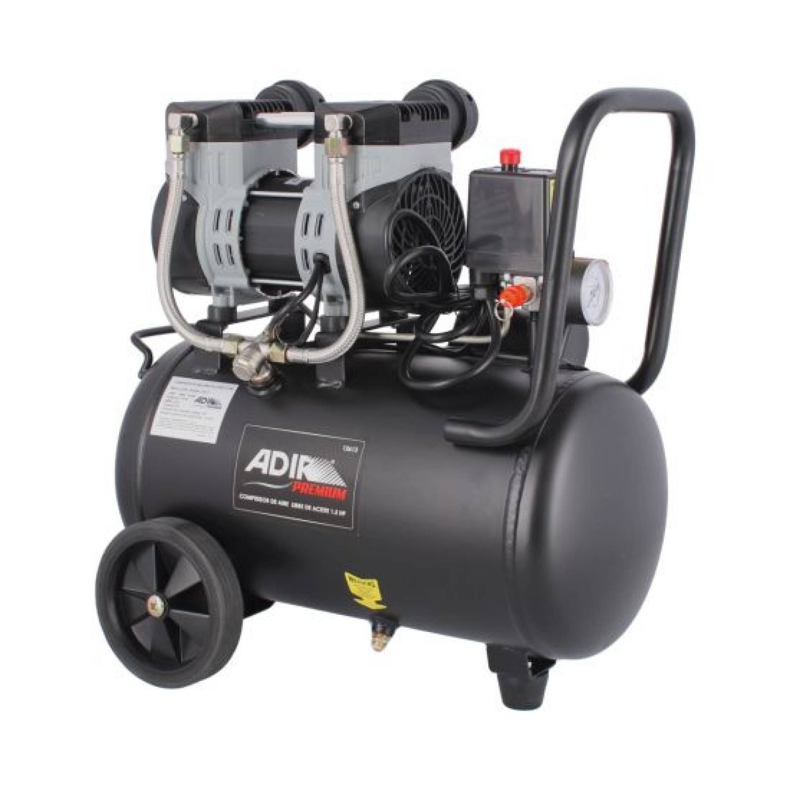 Compresor de aire 24 litros libre de aceite 12613 Adir