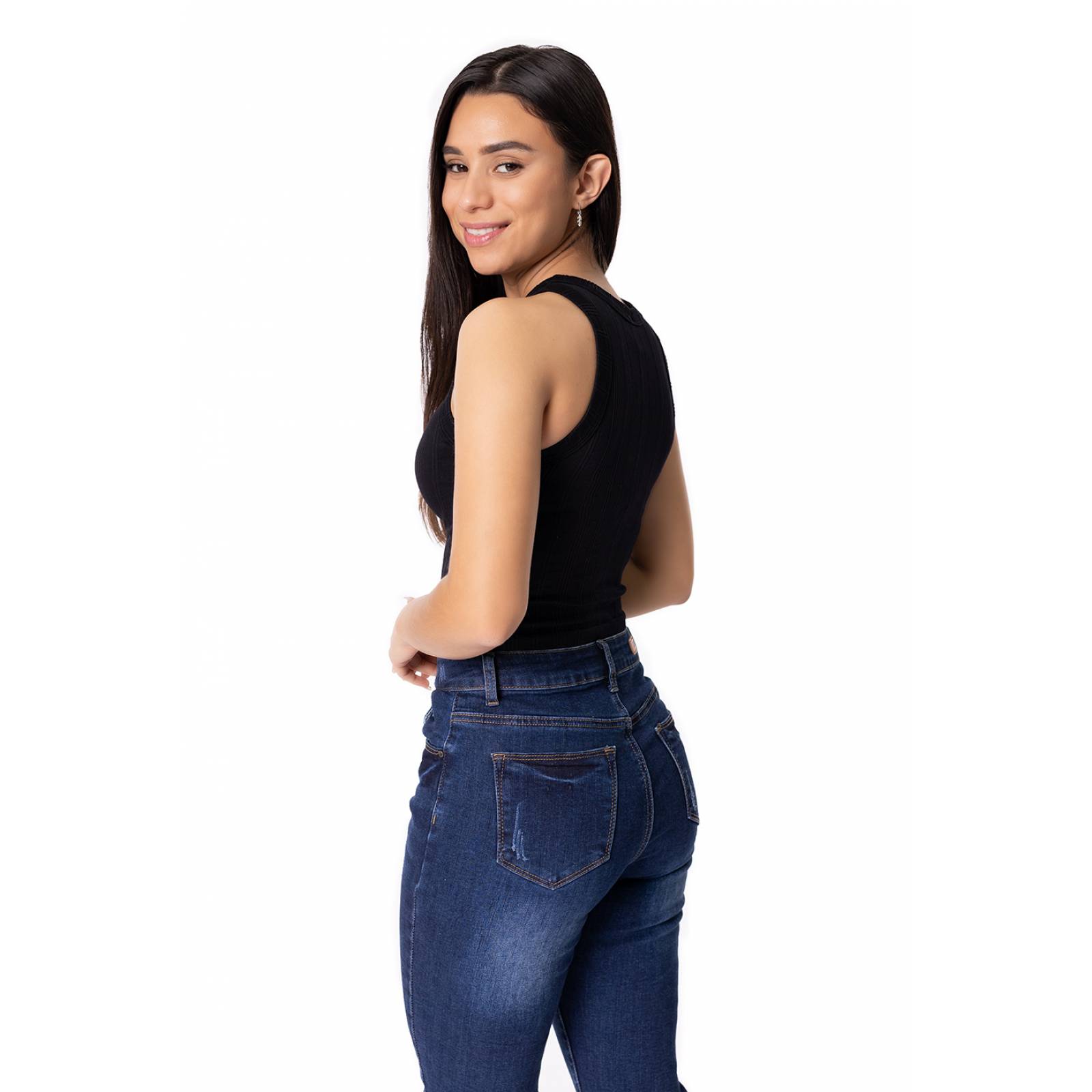 Top de tirantes gruesos ajustable a la figura