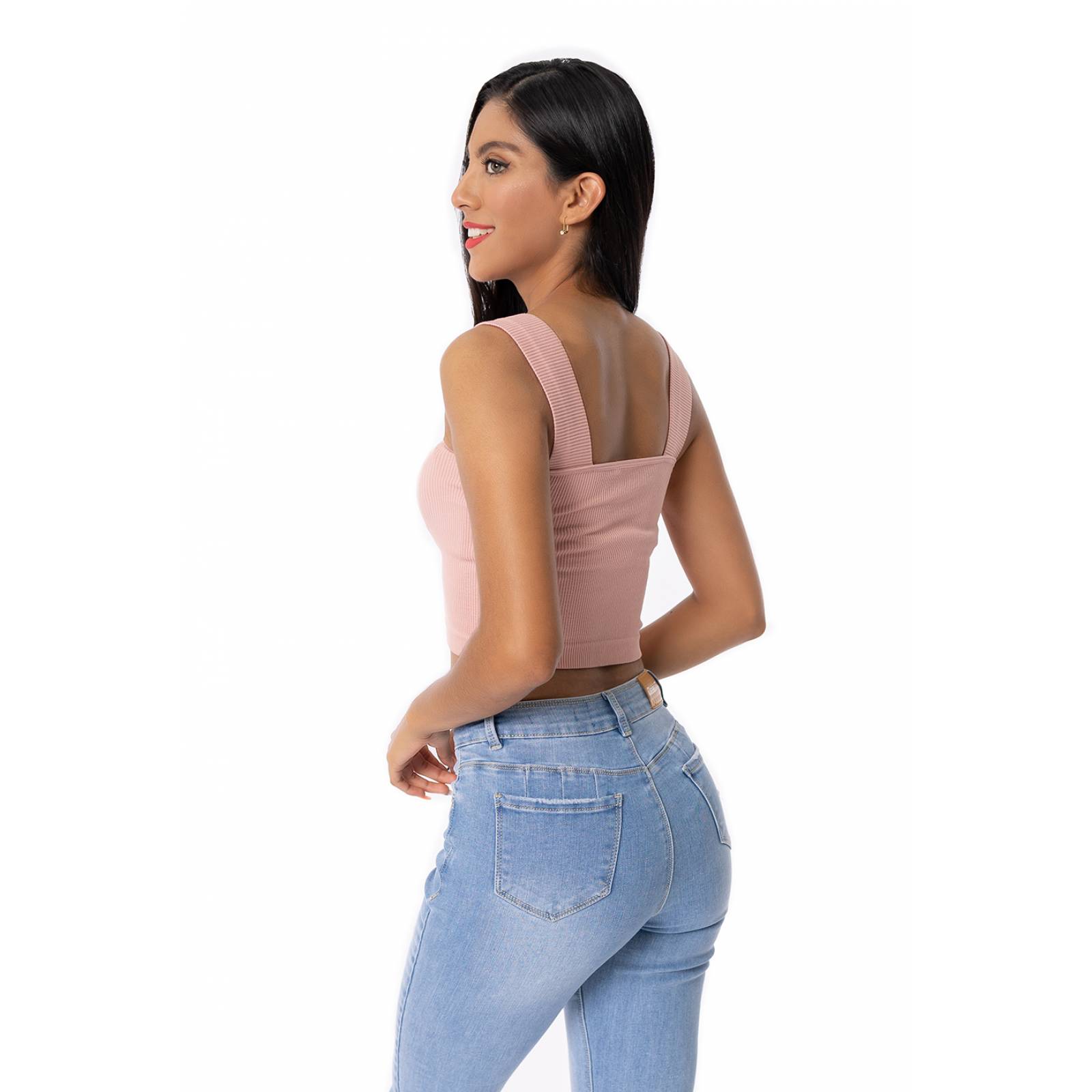 Top  de tirantes gruesos ajustable a la figura