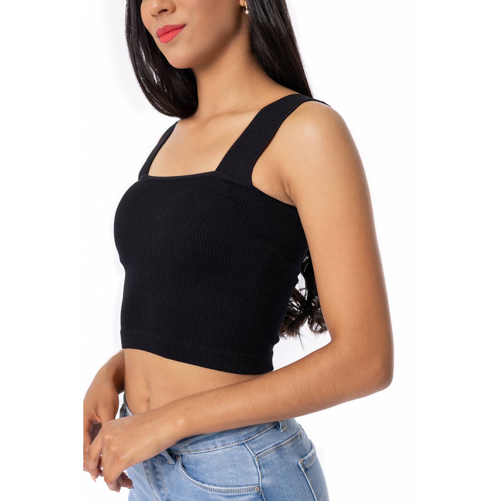 Top  de tirantes gruesos ajustable a la figura