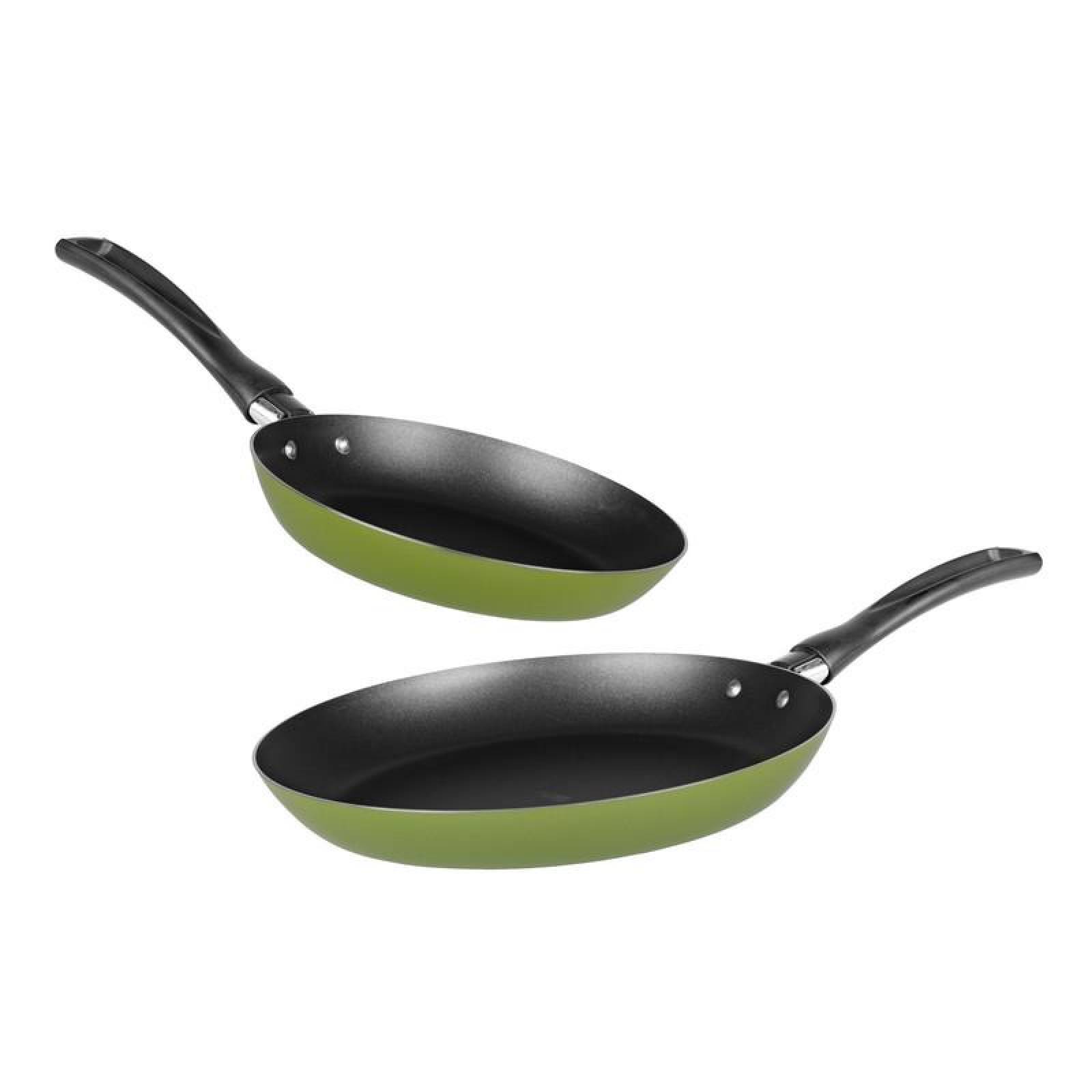 Juego de Sartenes Ekco Green 3 Piezas Hecho de Aluminio con Antiadherente 