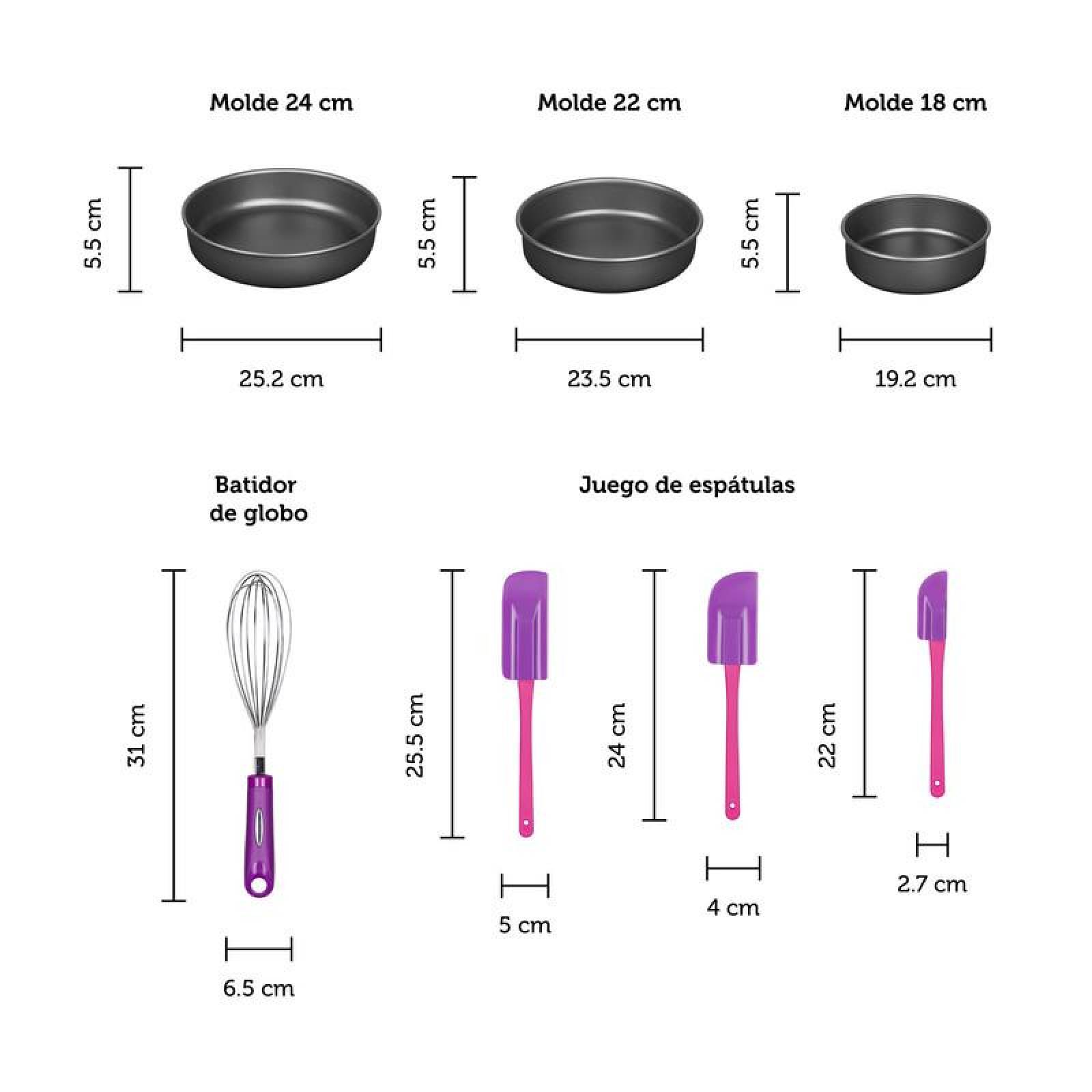 Set de Repostería Ekco Baker´s Secret 7 Piezas
