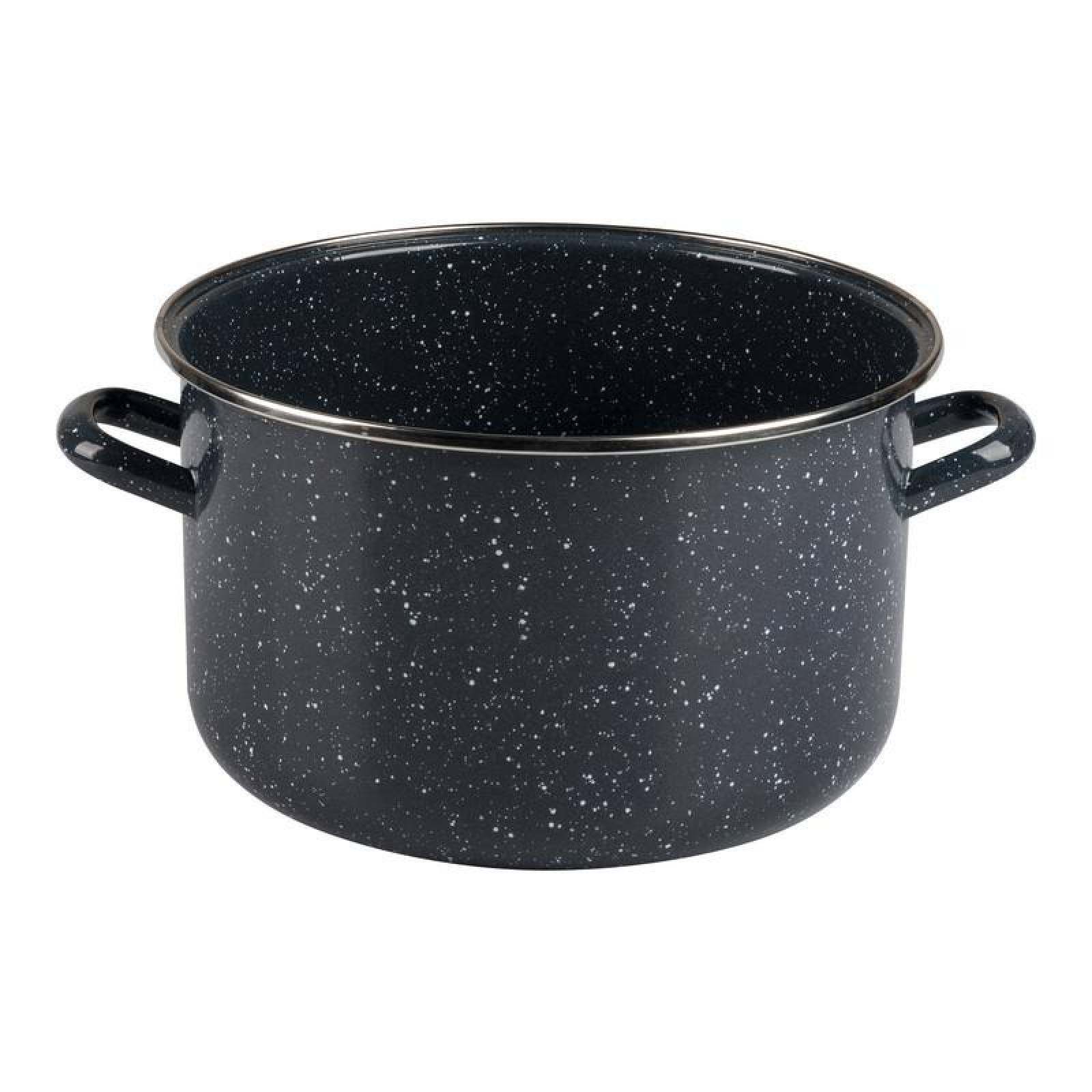 Olla de 24 cm con Tapa Ekco Ankara de Acero Esmaltado 