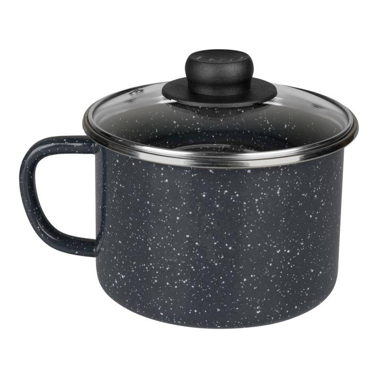Pocillo de Acero Esmaltado 16 cm Ekco Ankara Gris