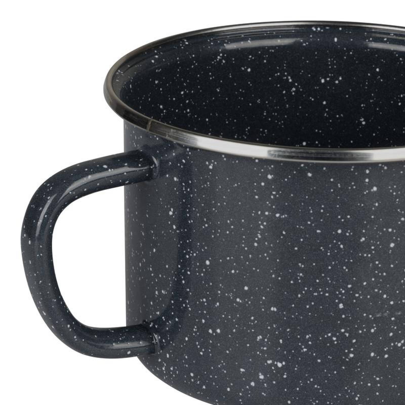 Pocillo de Acero Esmaltado 16 cm Ekco Ankara Gris