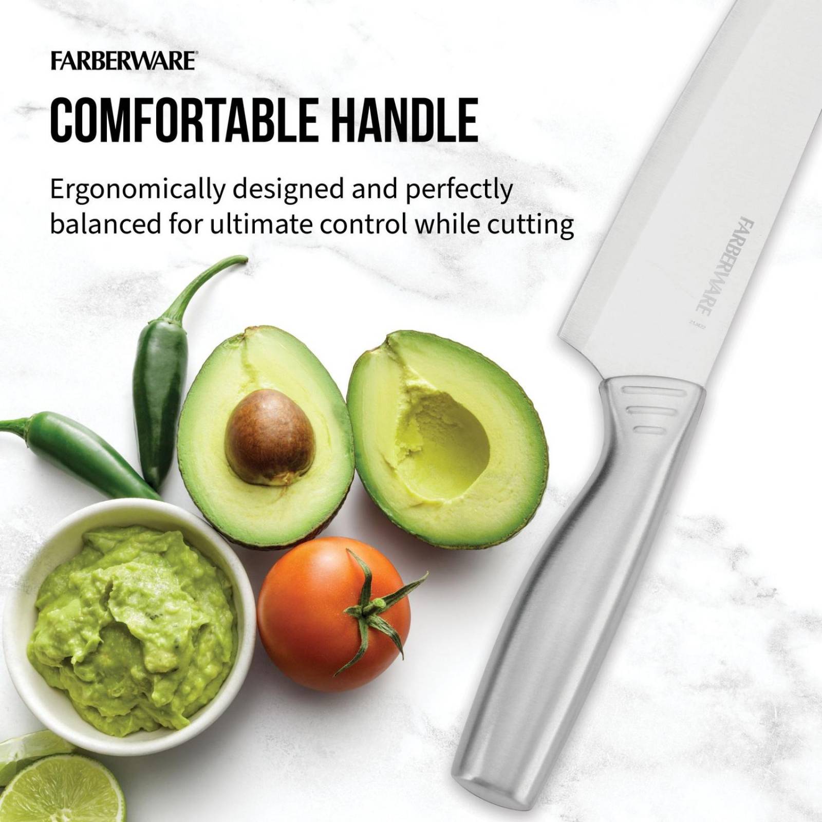 Set de Cuchillos 10 Piezas Farberware de Acero Inoxidable 