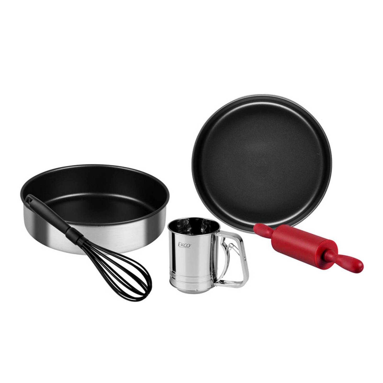 Kit Para Hornear Ekco Hecho de Aluminio Con Moldes Antiadherentes 5 Piezas 