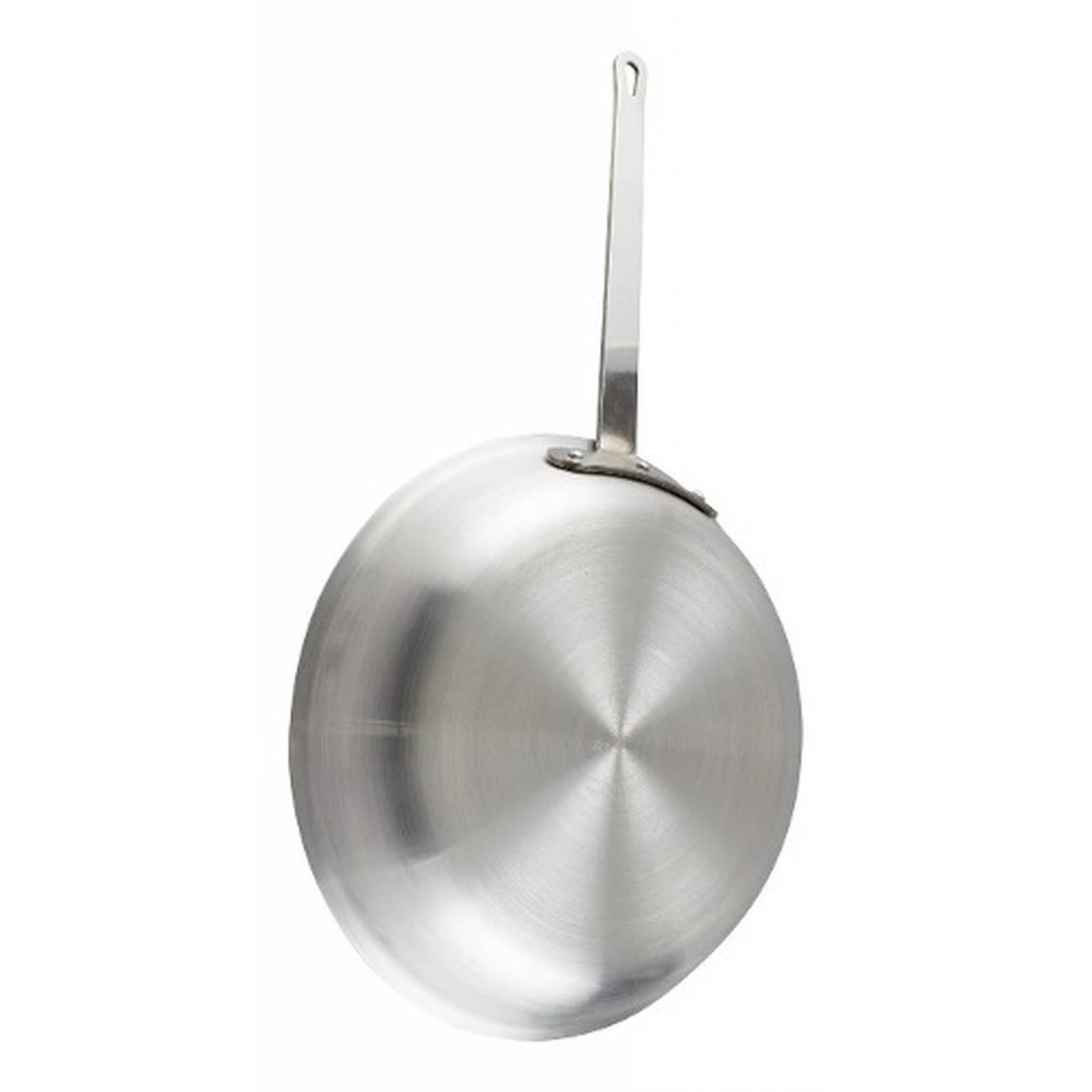 Sartén Profesional acorazado de 30 cm con 3.0 mm. Vasconia Pro de Aluminio Plateado Pulido con Aluminio Pulido Natural