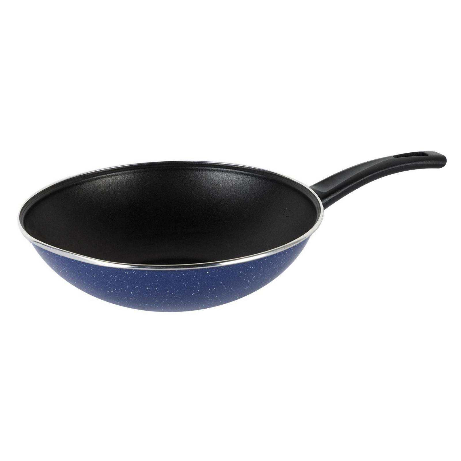 Wok de 28 cm Ekco color Azul hecha de Acero esmaltado