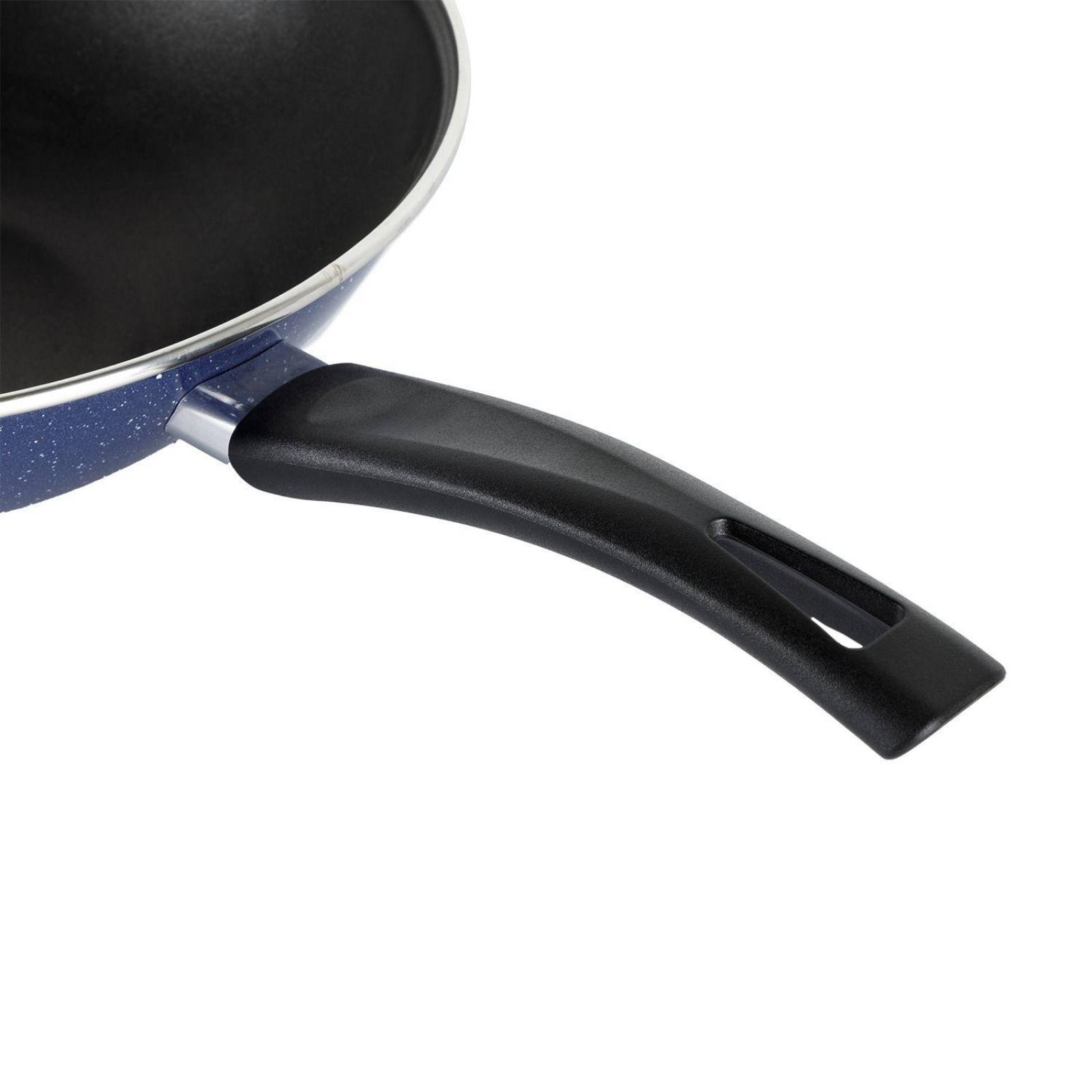 Wok de 28 cm Ekco color Azul hecha de Acero esmaltado