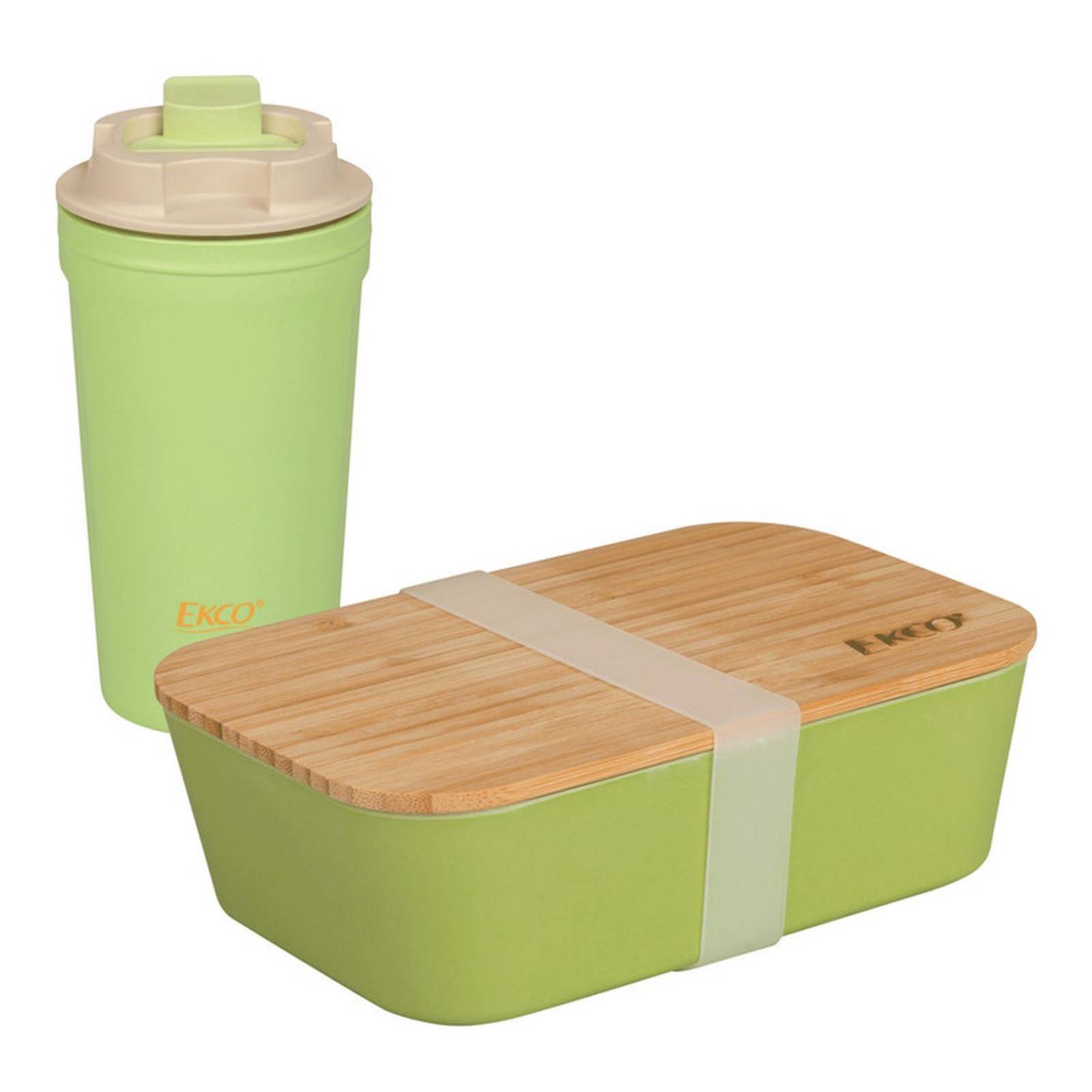 Set de Almuerzo Ekcologico Hecho de Fibra de Trigo y Bambú