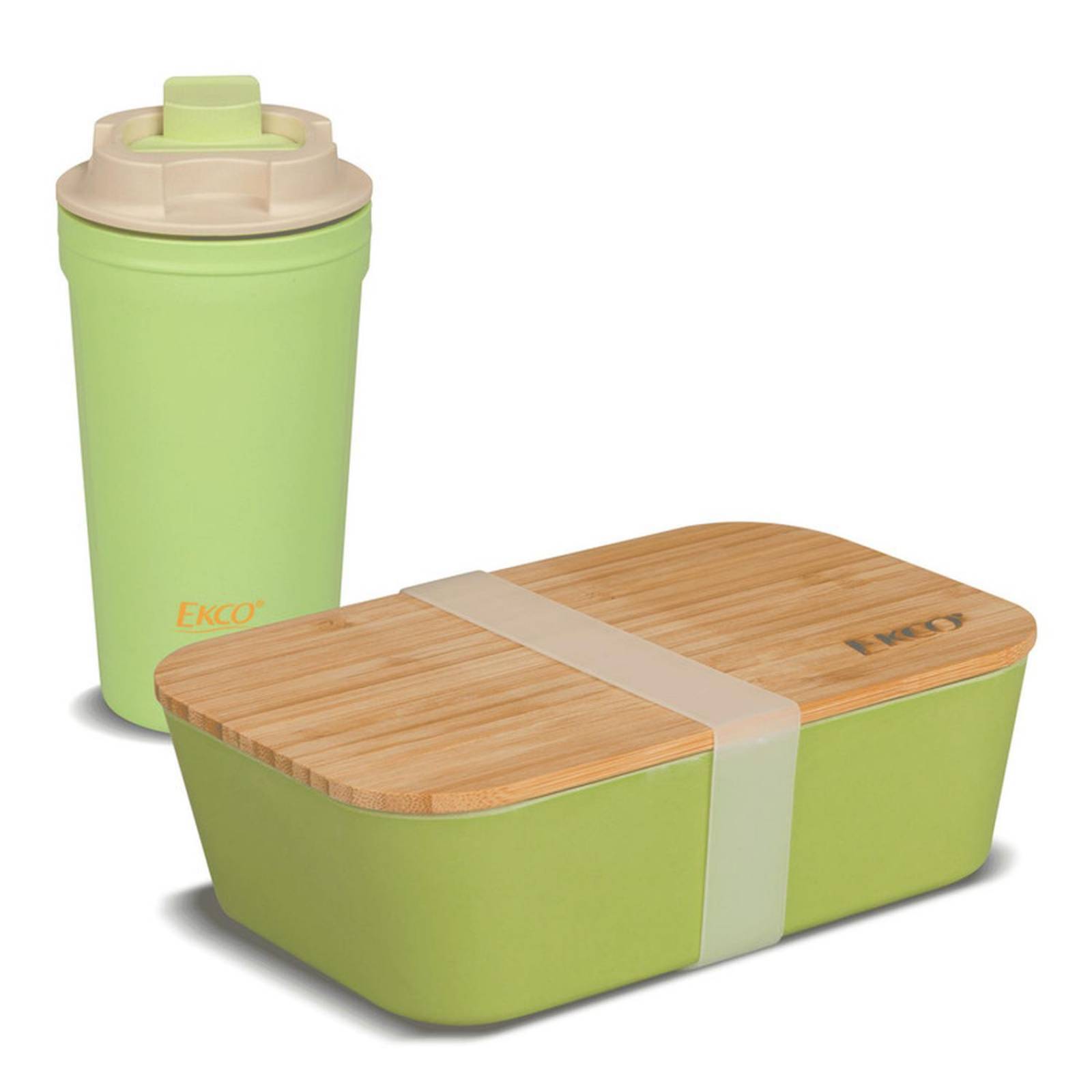 Set de Almuerzo Ekcologico Hecho de Fibra de Trigo y Bambú