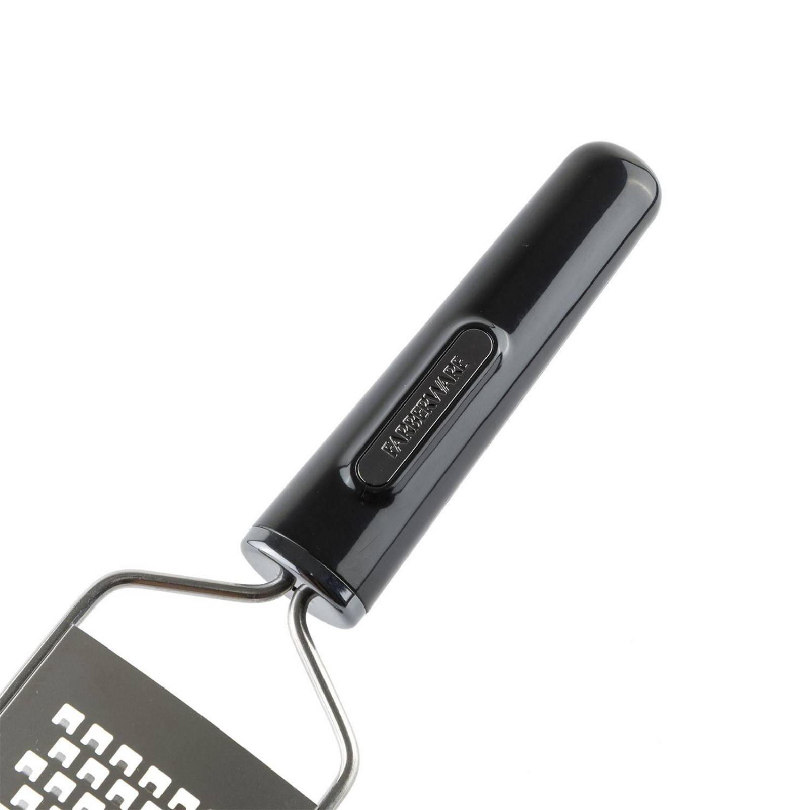 Rallador de acero inoxidable con mango de pp e inserto metalico y logo en relieve