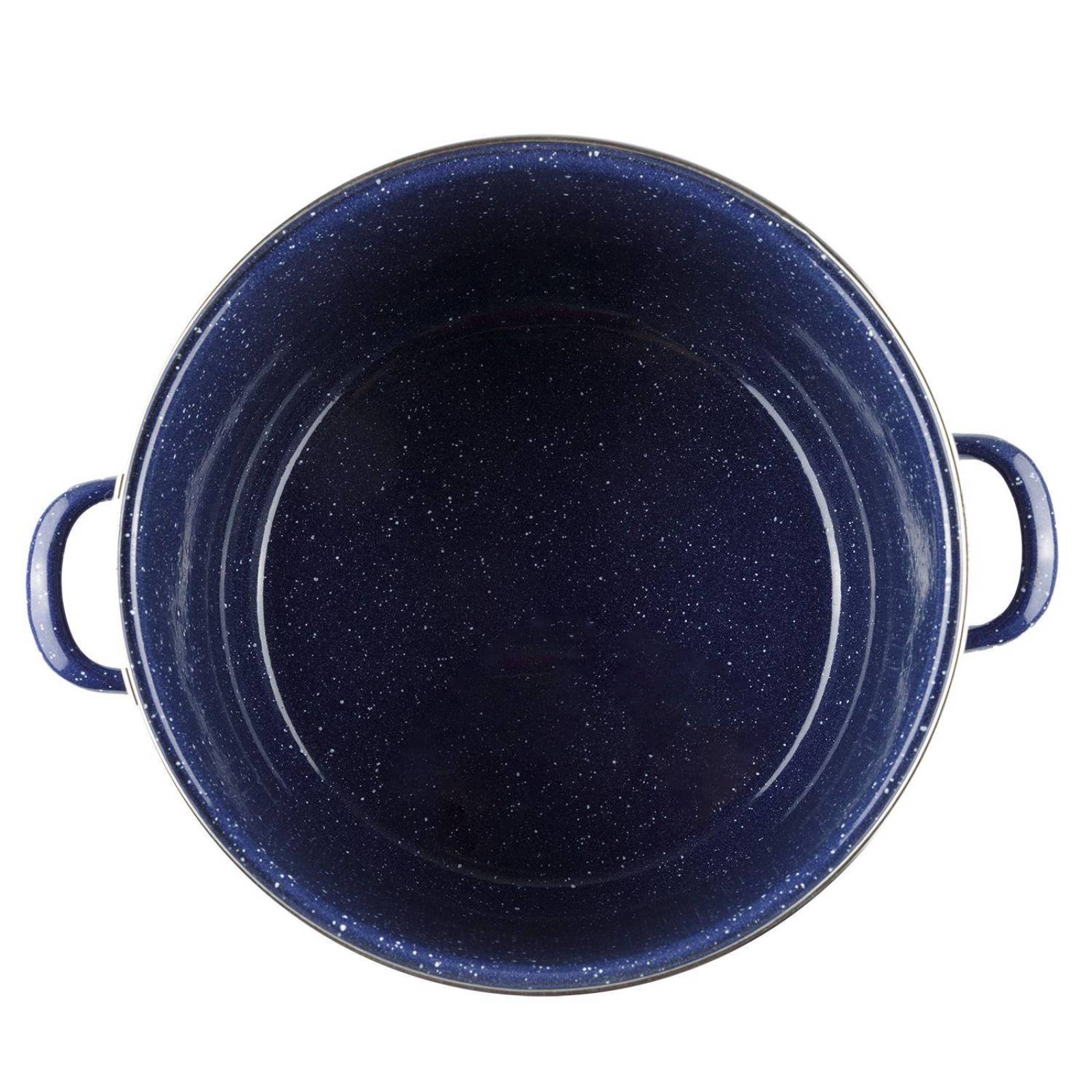 Olla con Tapa de 24 cm Ekco Azul de Acero Esmaltado 