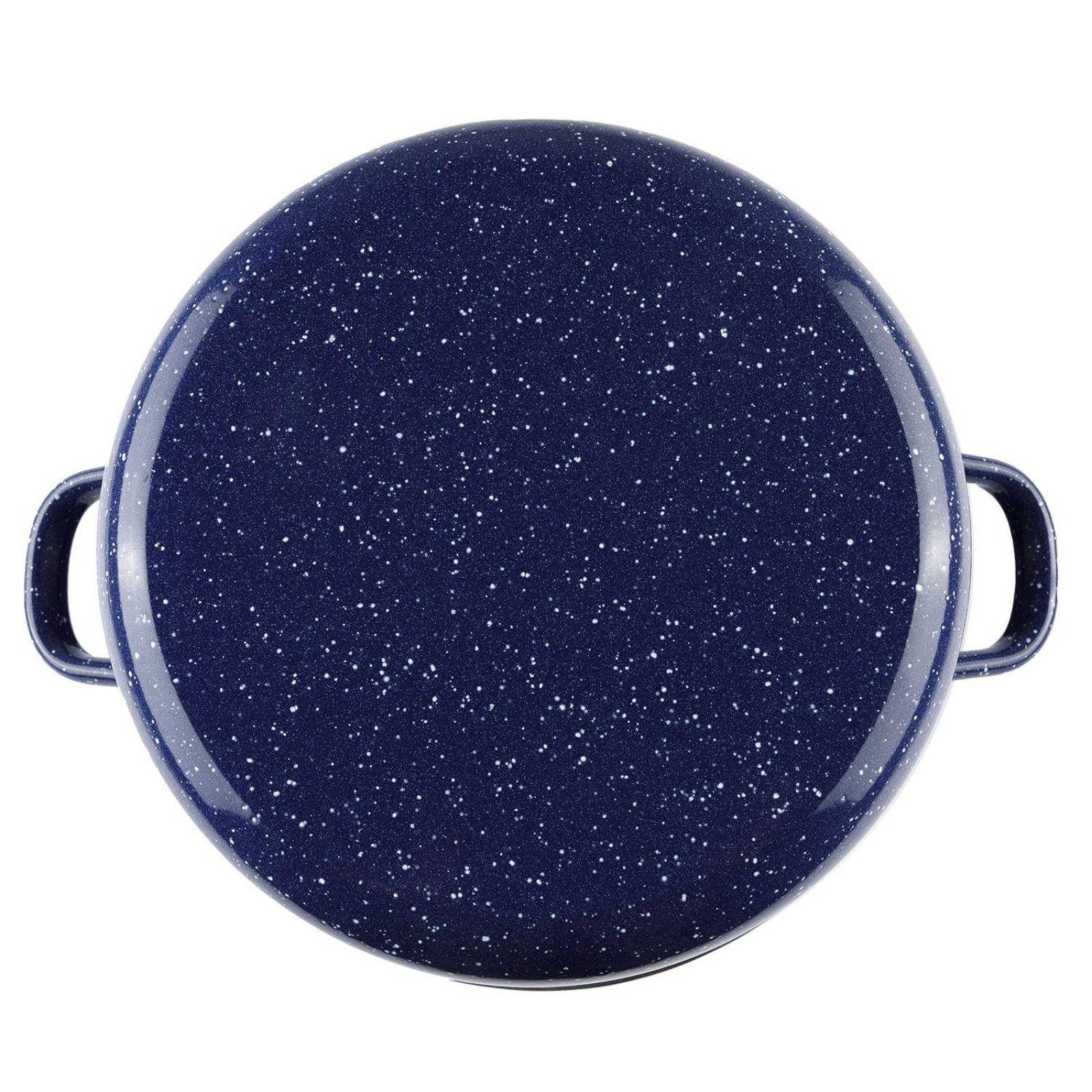 Olla con Tapa de 24 cm Ekco Azul de Acero Esmaltado 