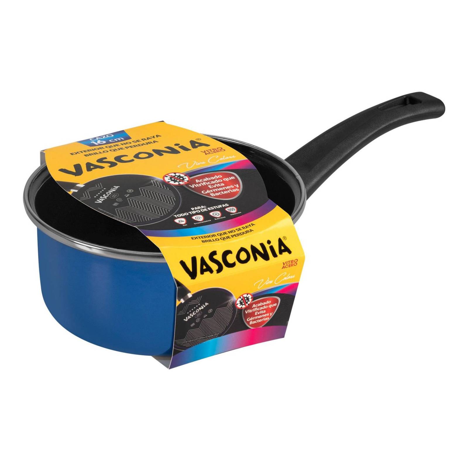 Sartén Antiadherente Vasconia Viva Colors 28 cm de Vitroacero®