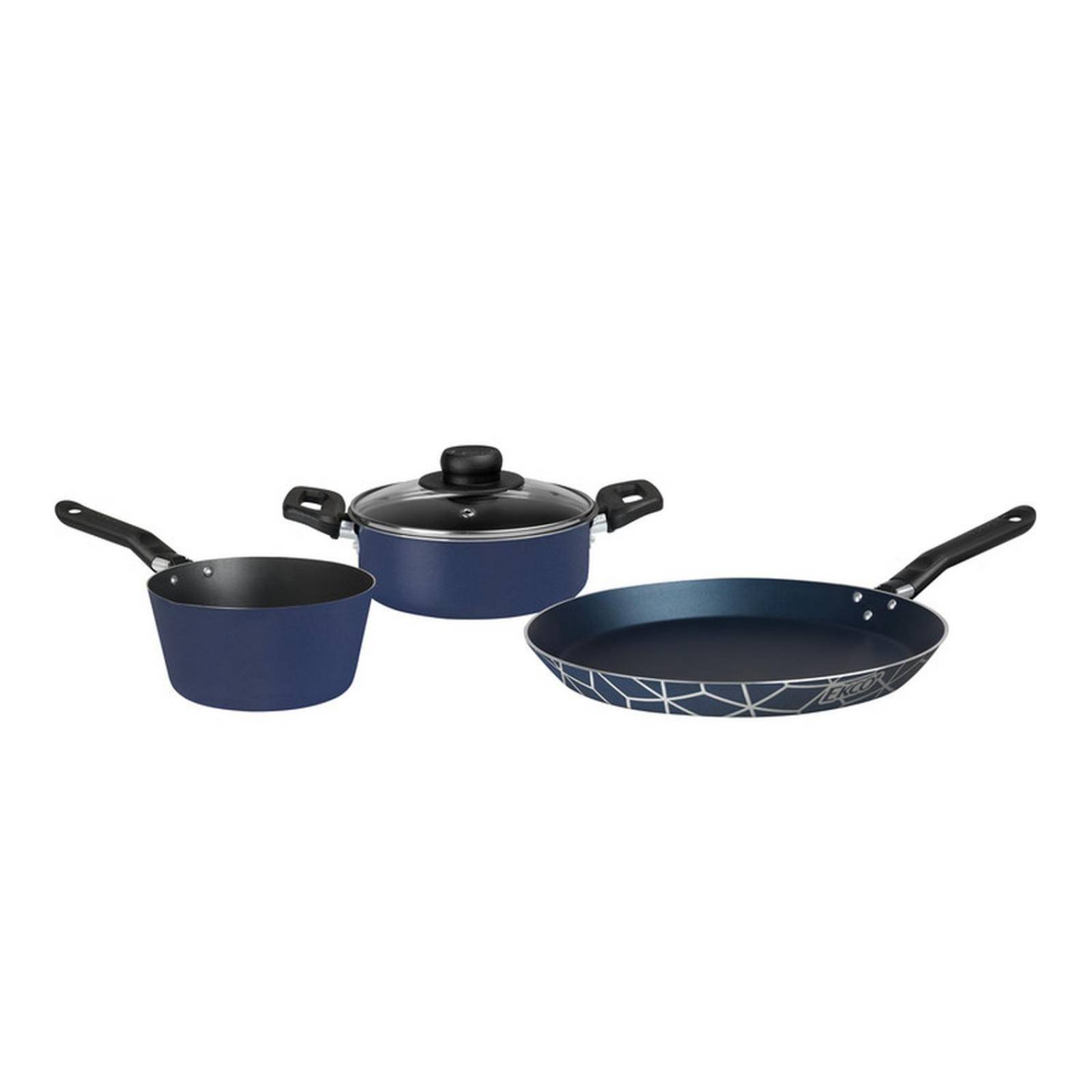 Batería de Cocina Ekco One 7 Piezas de Aluminio