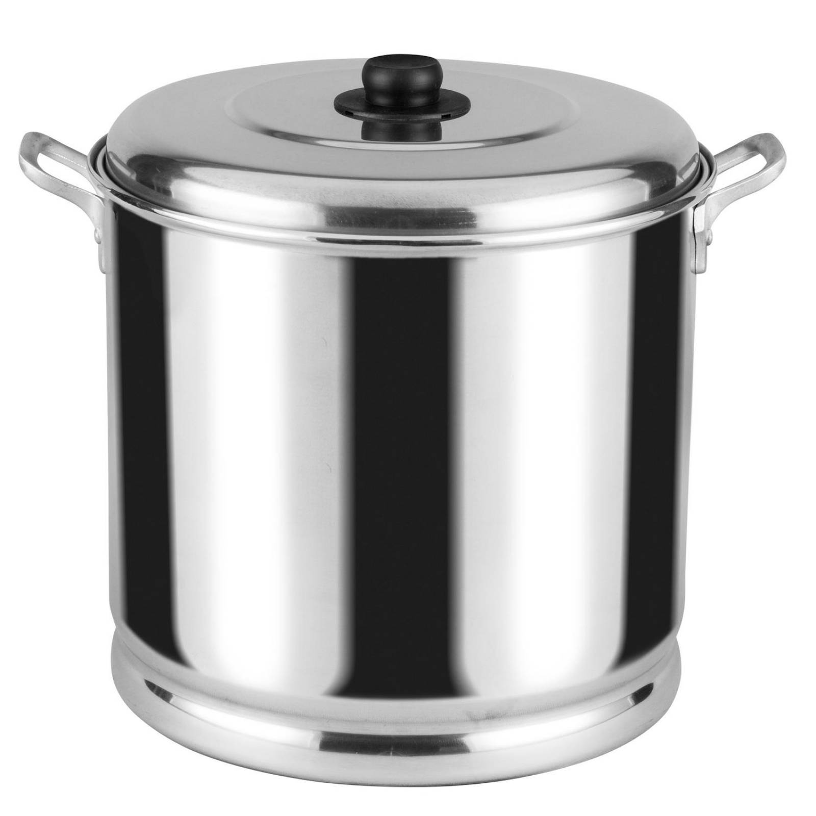 Vaporera Ekco 30 L Hecha de Aluminio con Tapa 