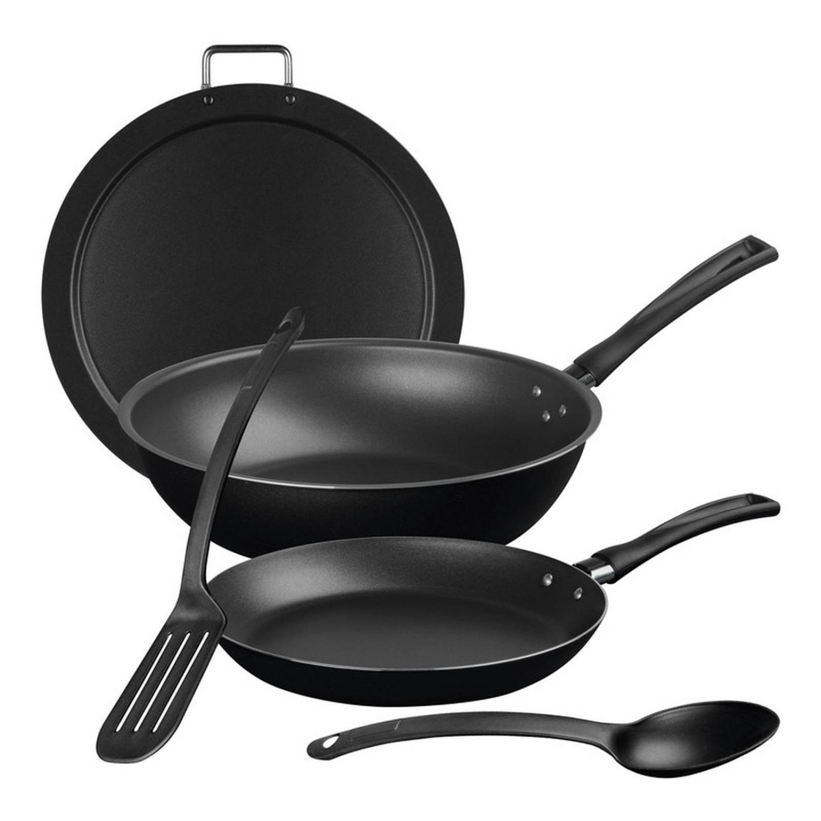 Batería de Cocina 5 Piezas Deleite de Aluminio con Antiadherente 