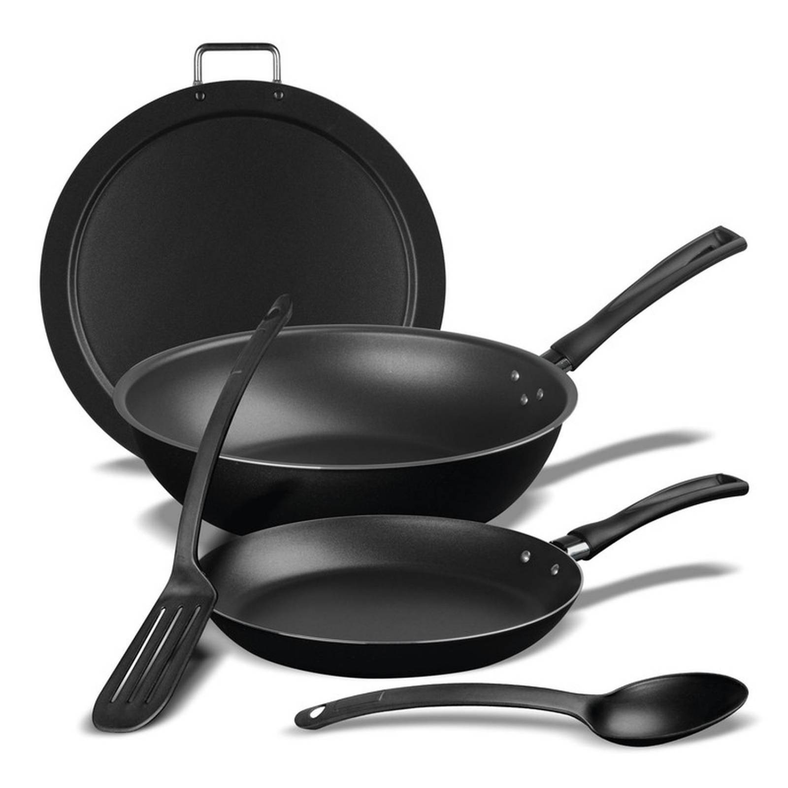 Batería de Cocina 5 Piezas Deleite de Aluminio con Antiadherente 