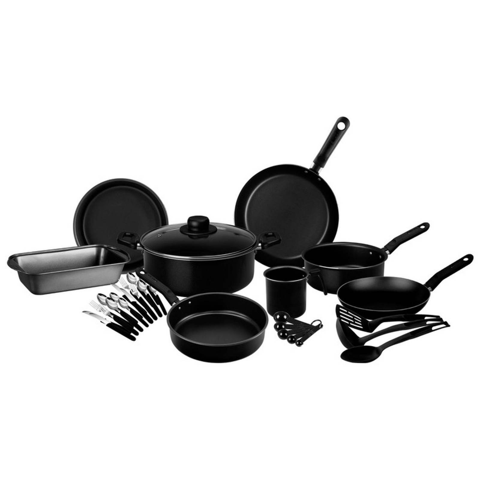 Batería de Cocina Ekco Color Negro con 33 Piezas