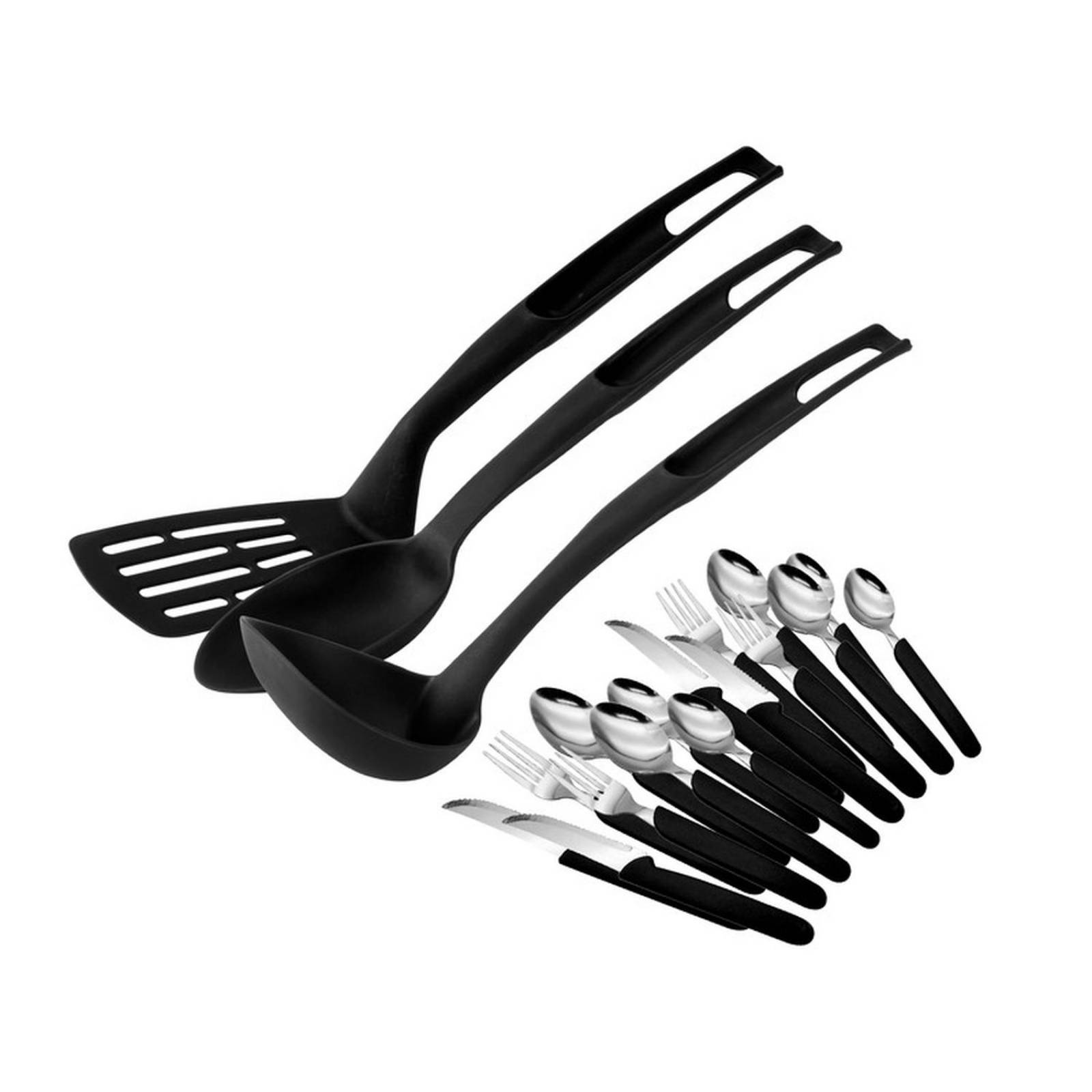 Batería de Cocina Ekco Color Negro con 33 Piezas