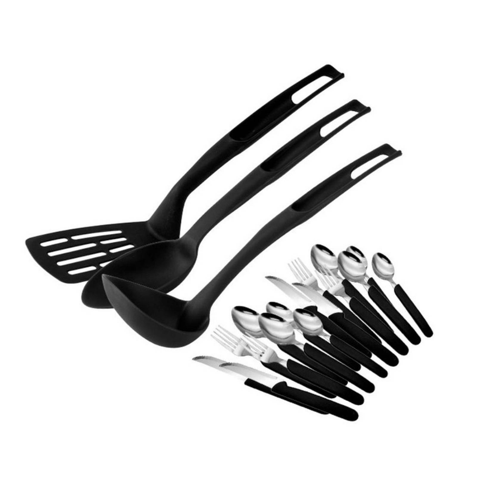Batería de Cocina Ekco Color Negro con 33 Piezas