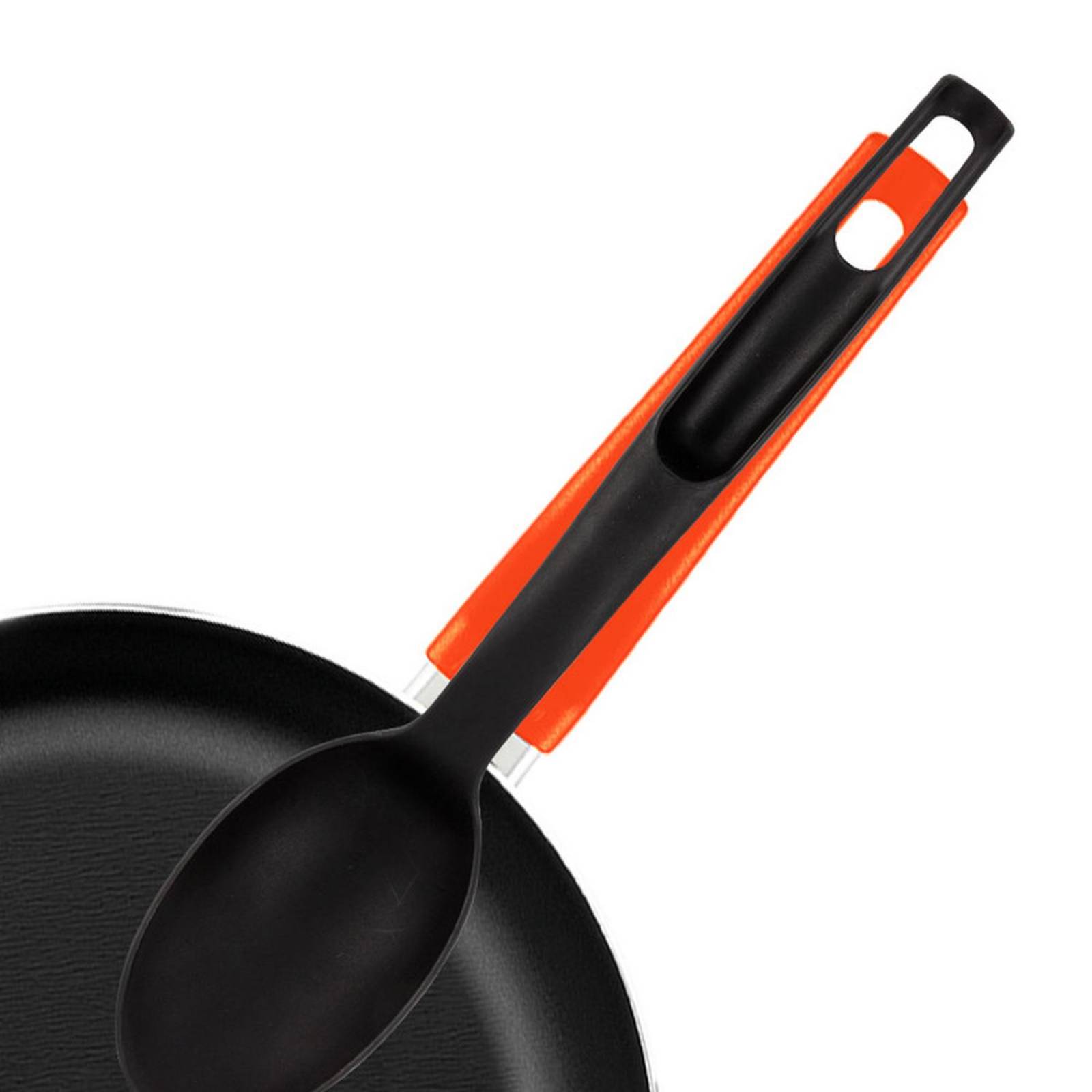 Batería de Cocina Antiadherente Ekco Color Naranja 7 Piezas 