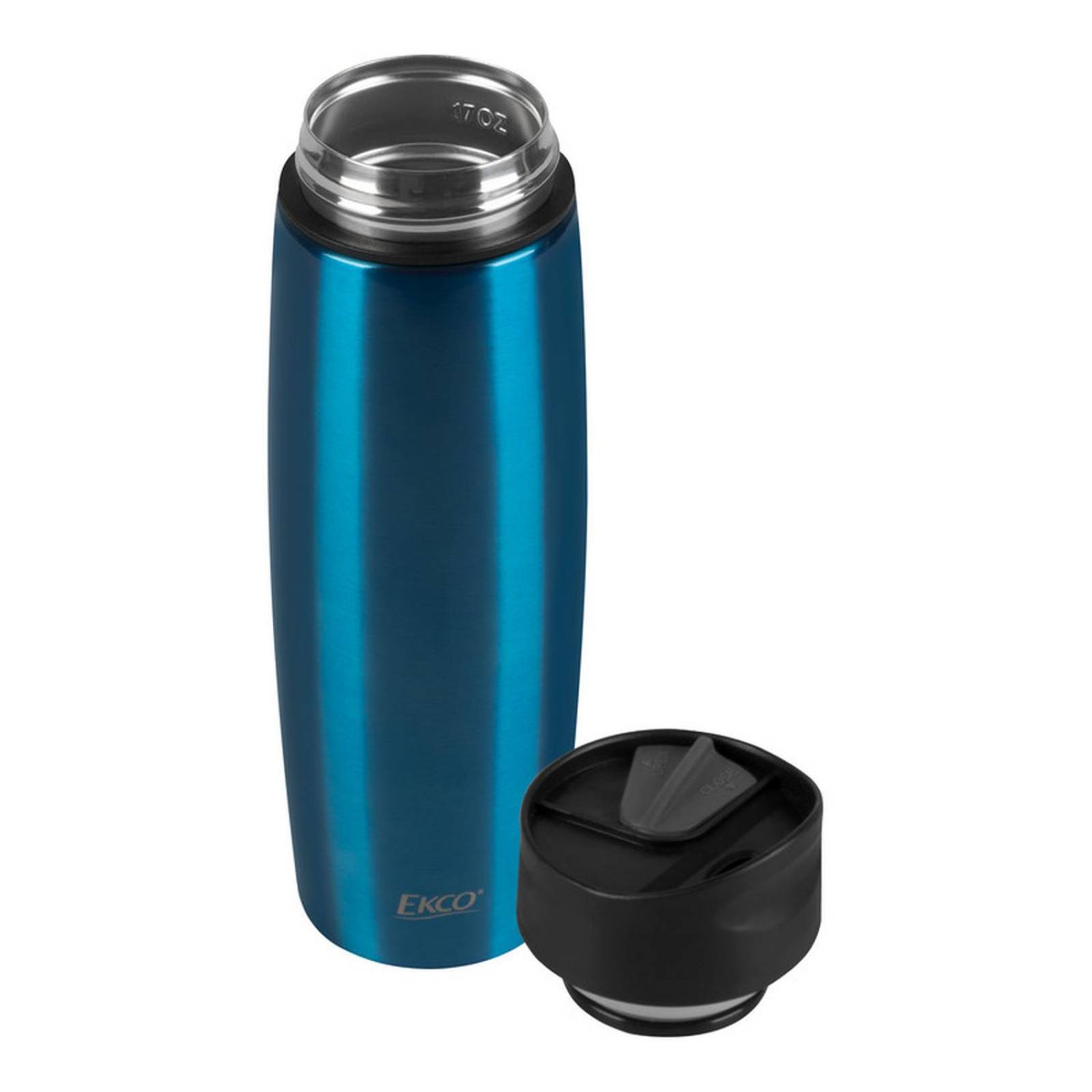 Termo de Acero Inoxidable Azul 500 ml Ekco Classic 