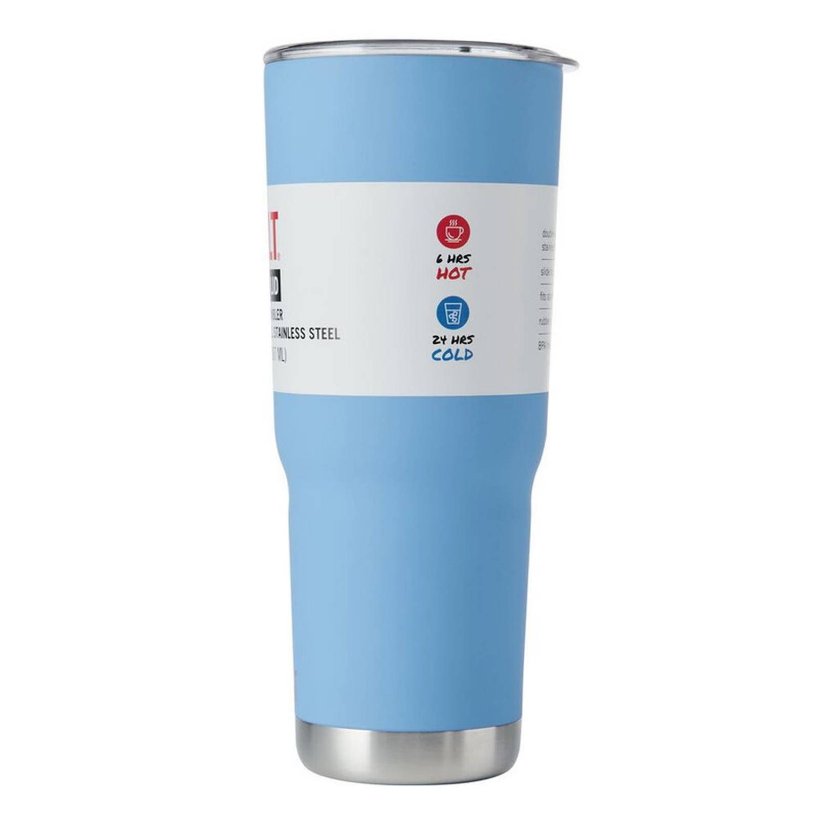 Vaso Térmico de Acero Inoxidable Color Azul Built de 887ml 