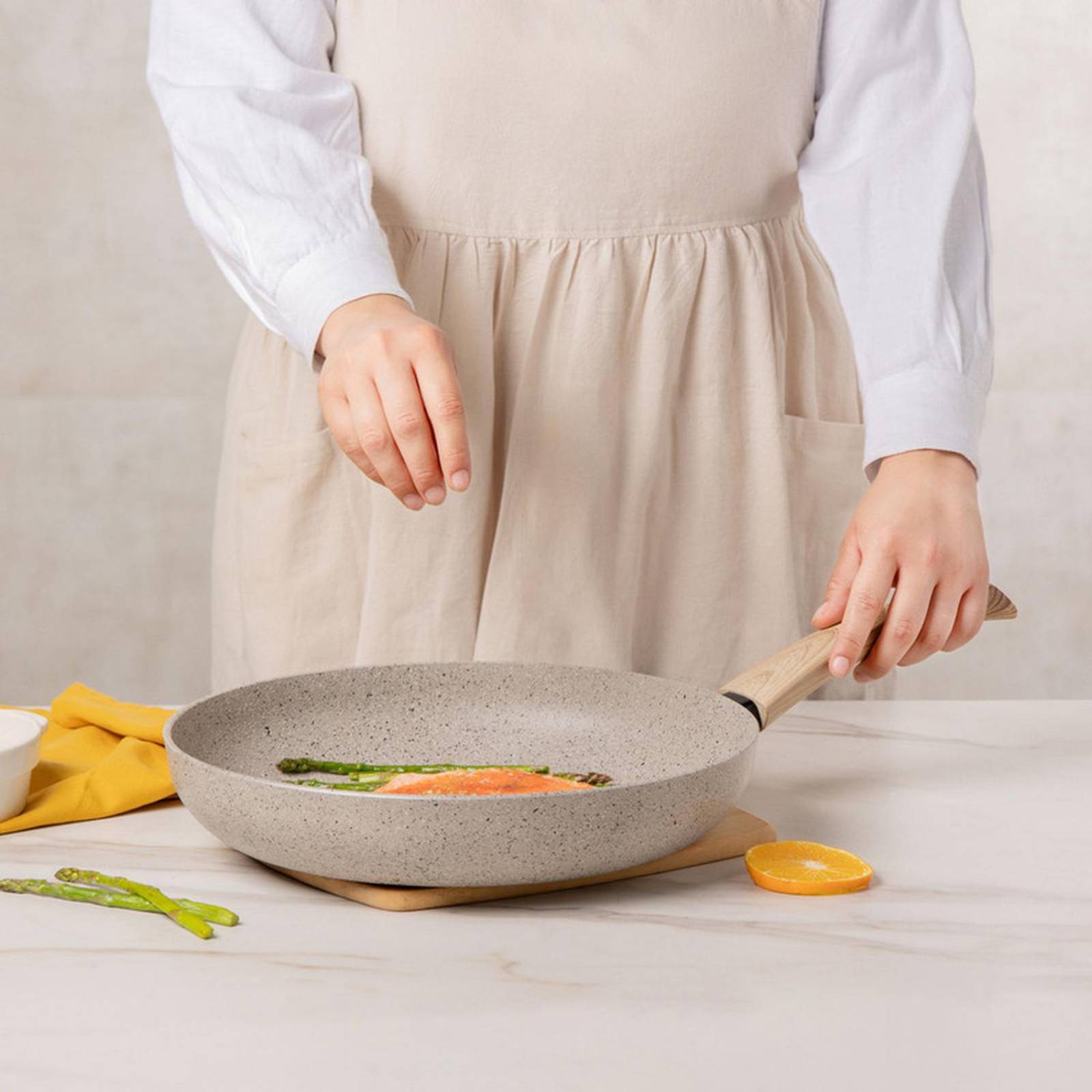 Sartén Antiadherente Vasconia Prima 30 cm con Tapa