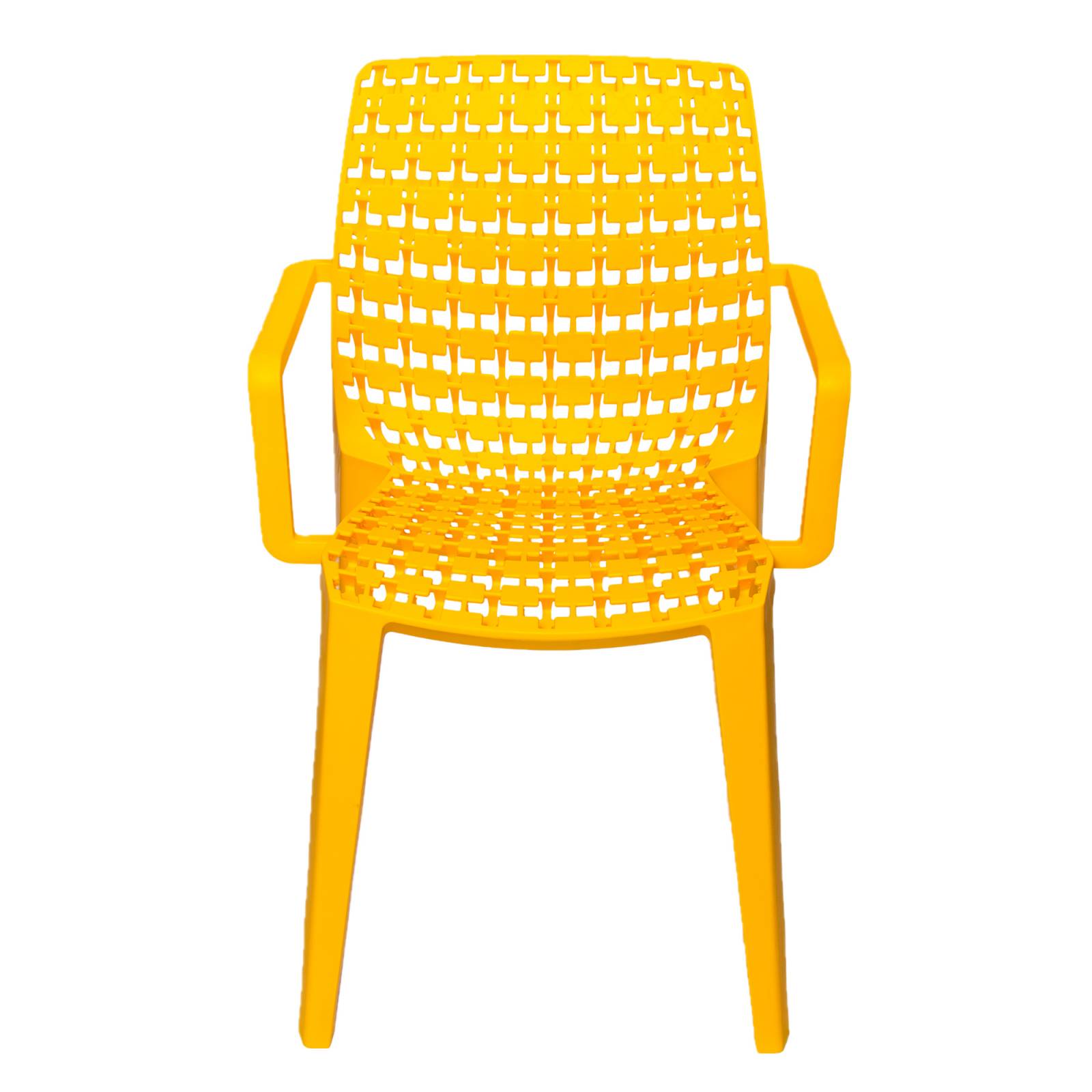 Silla Para Restaurante Con Brazos En Polipropileno