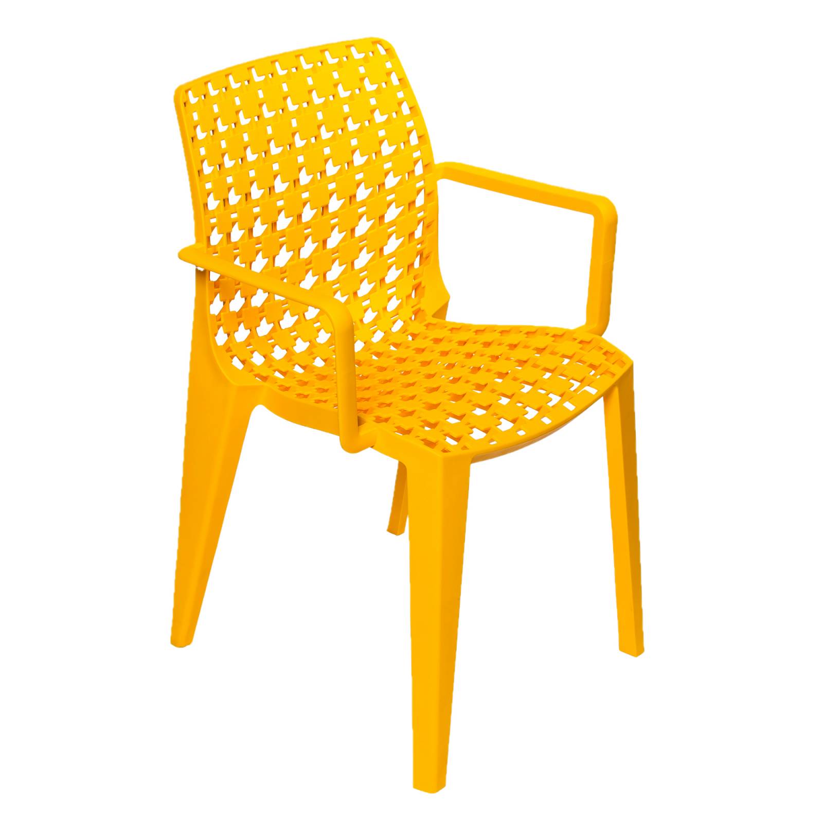 Silla Para Restaurante Con Brazos En Polipropileno