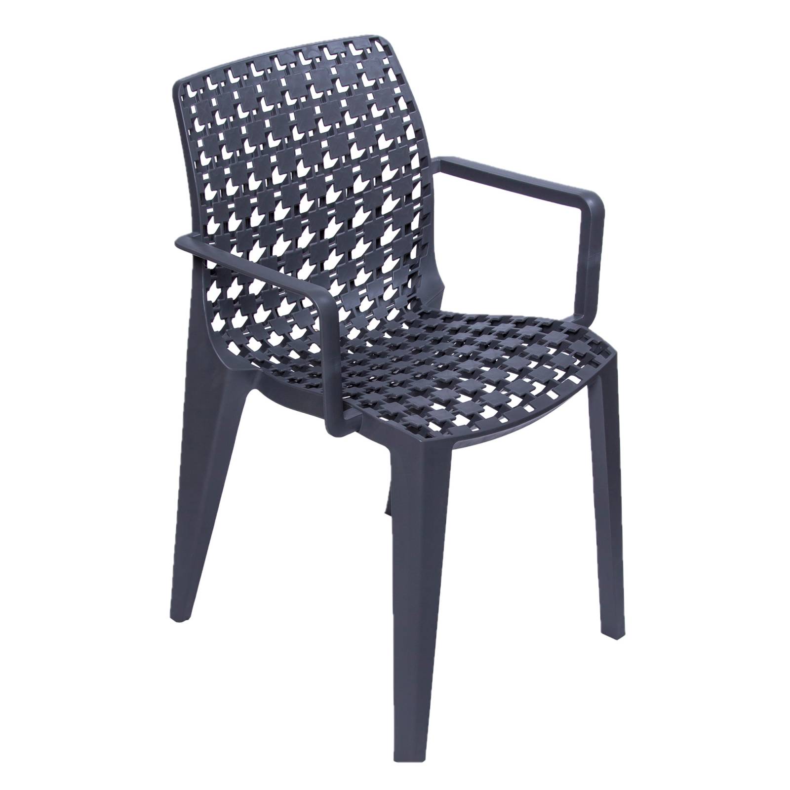 Silla Para Restaurante Con Brazos En Polipropileno